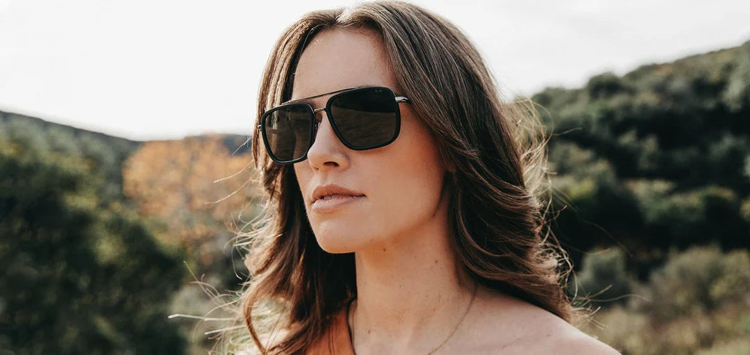 Grant: Matte Black // Walnut - Grey Tint Polarized