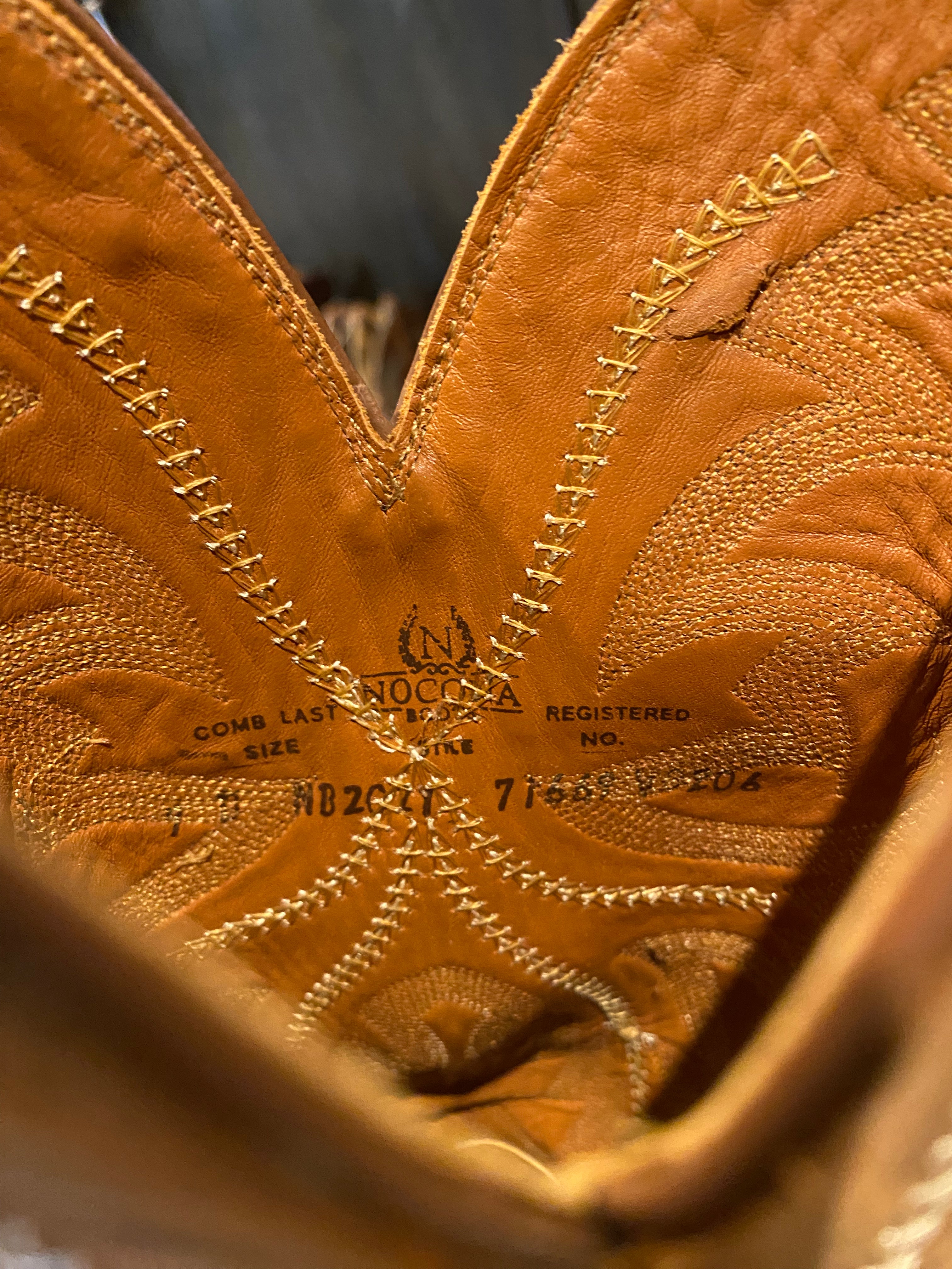 Men’s Cowboy Boots Nocona 7 D