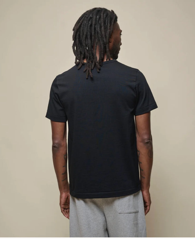 215 Loopwheeled Classic Fit Midweight T-Shirt-Deep Black