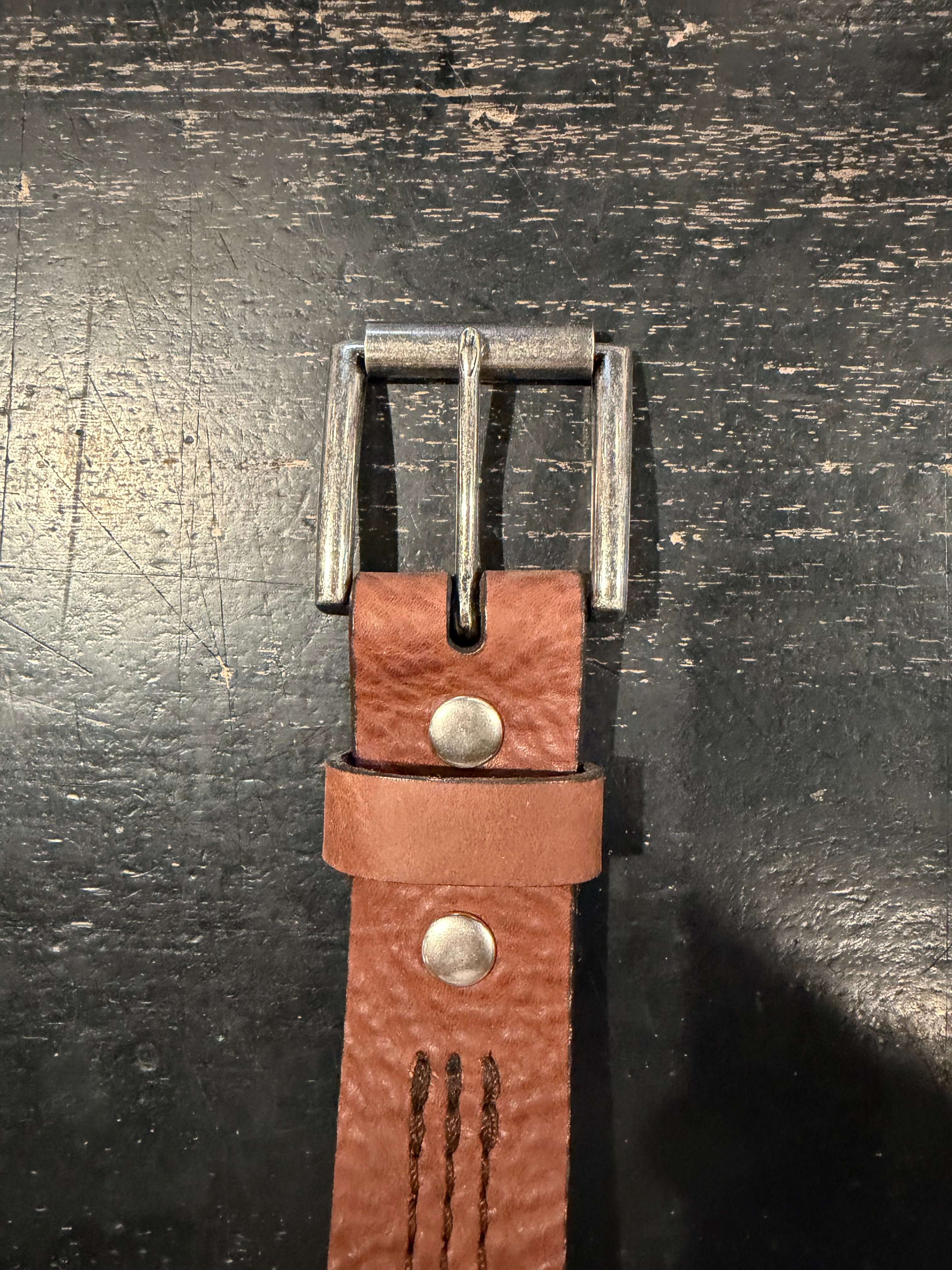 Arroyo Leather Belt - Brown