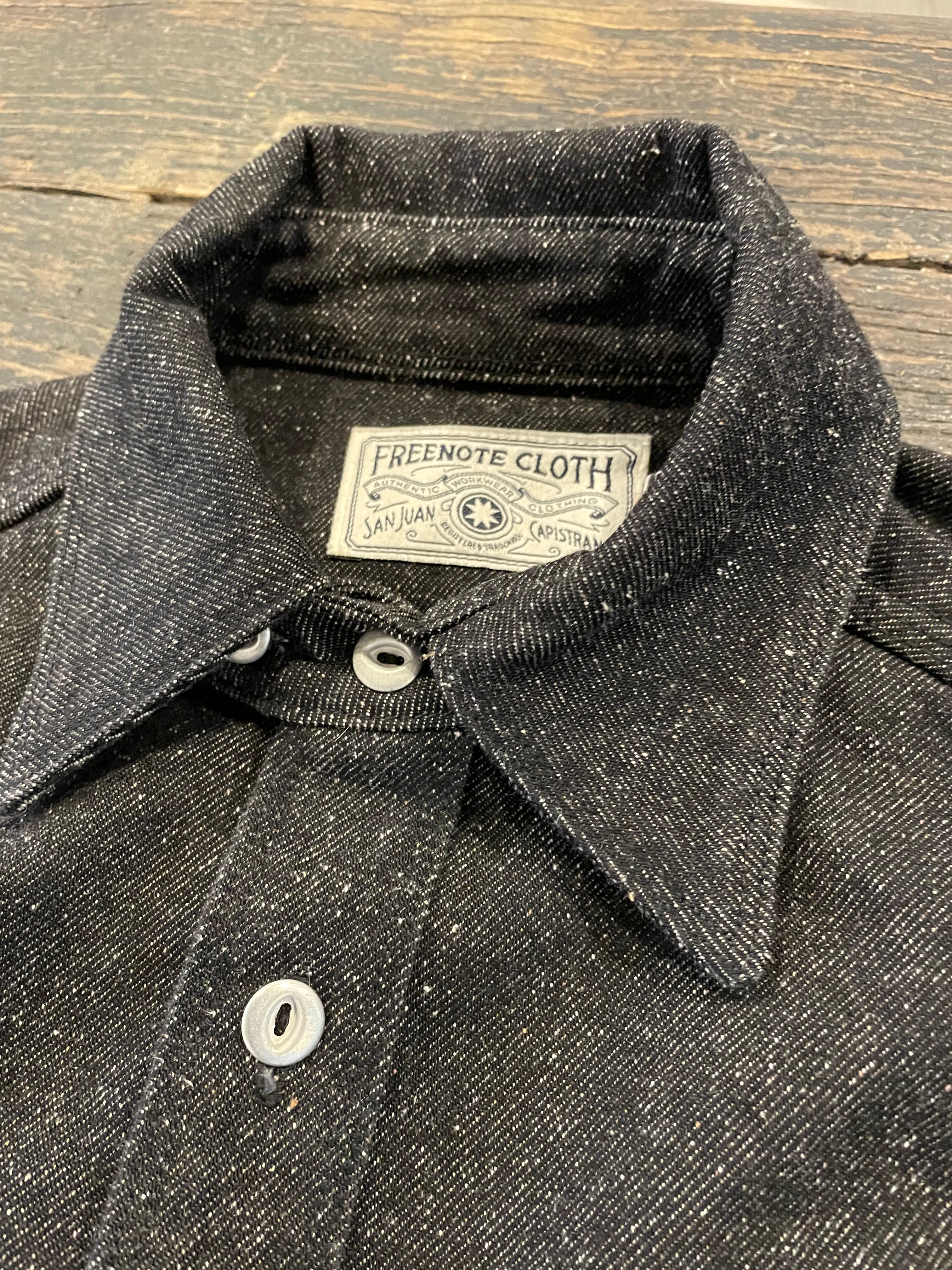 LAMBERT BLACK NEP DENIM