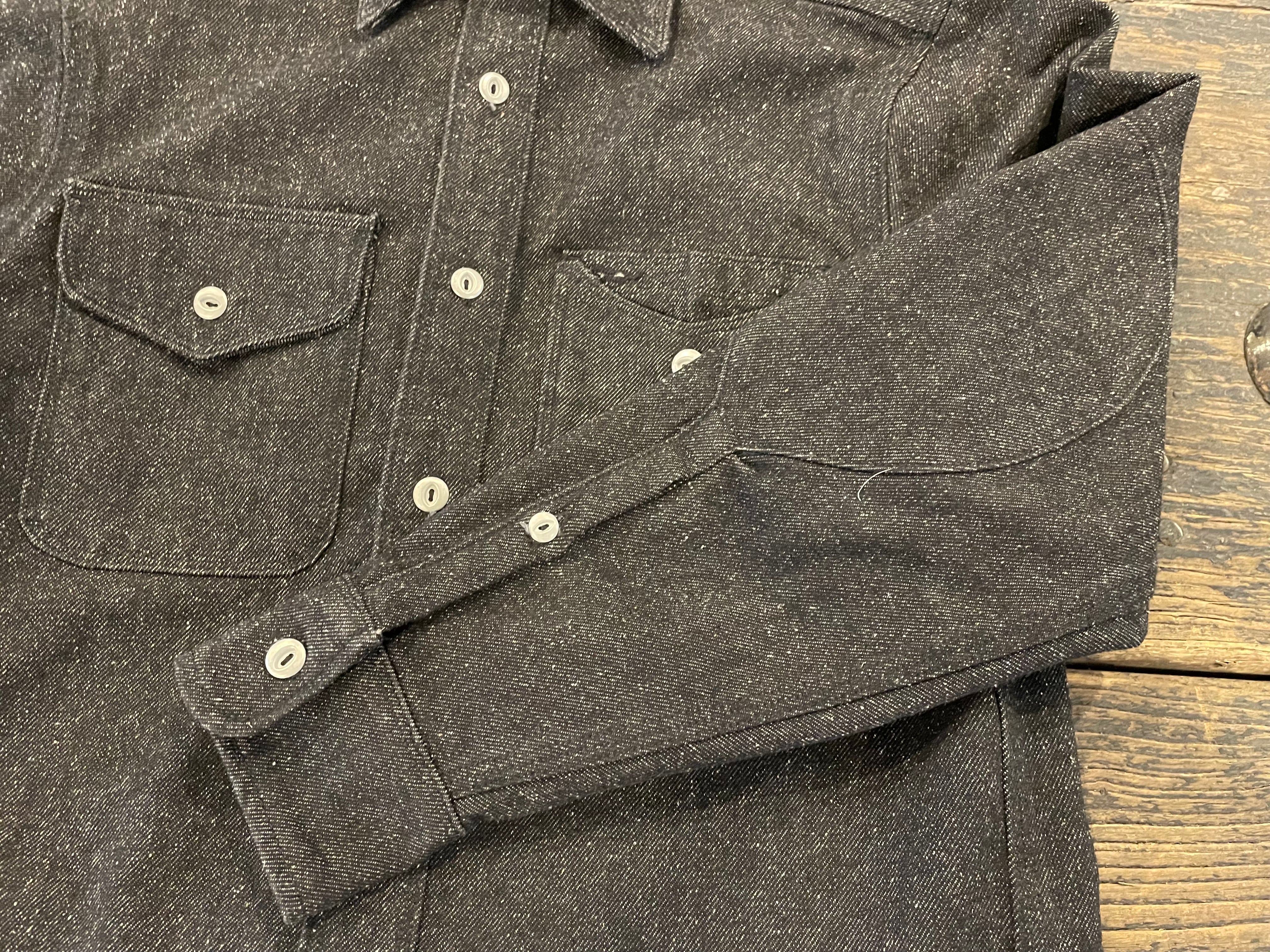 LAMBERT BLACK NEP DENIM