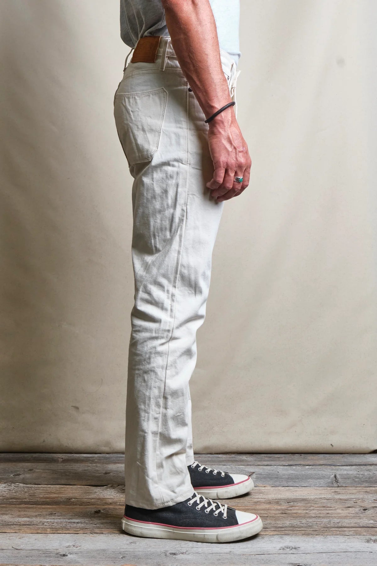 PORTOLA CLASSIC TAPER 11 OUNCE NATURAL RINSED DENIM