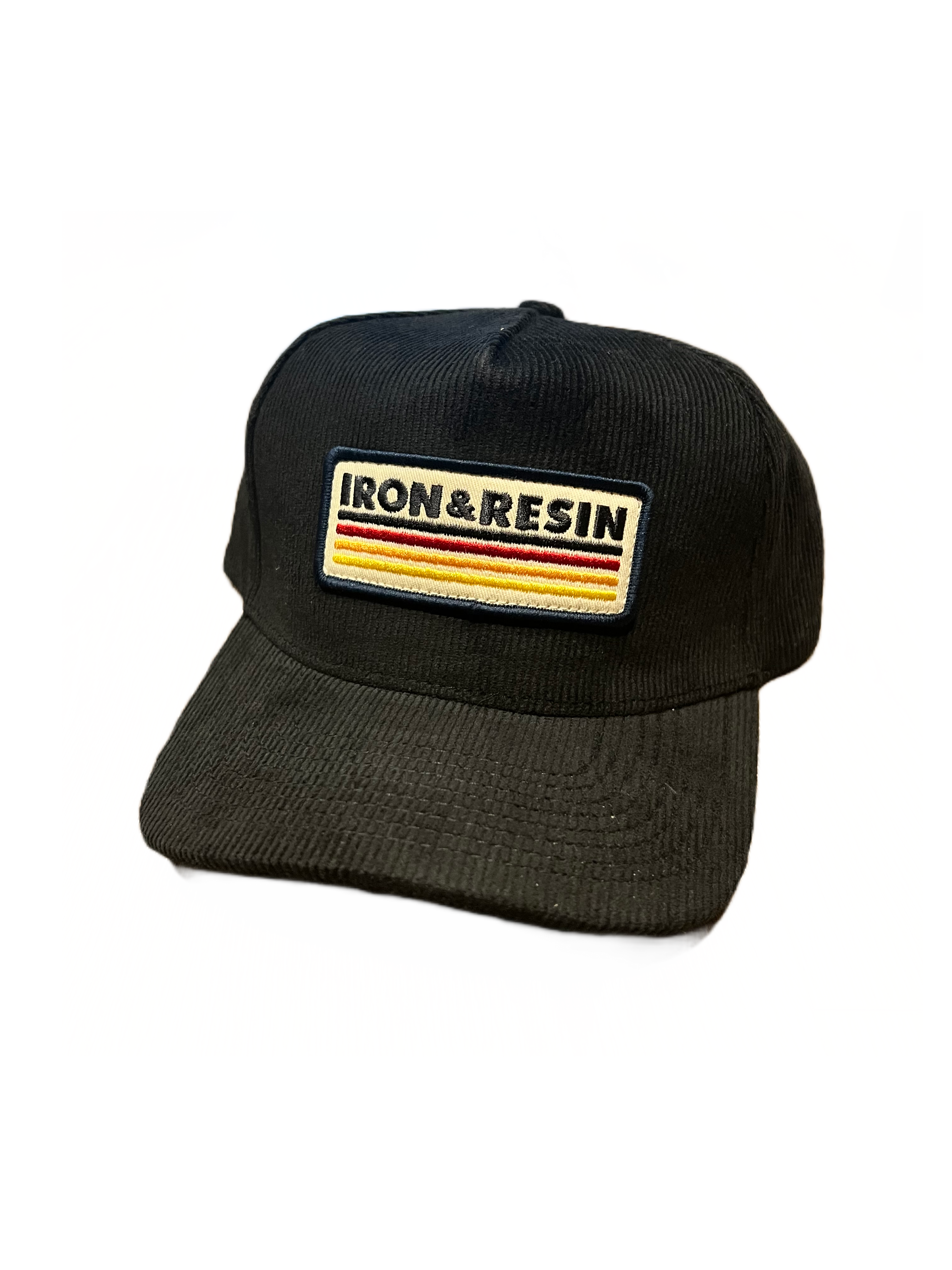 Iron & Resin Vintage Hat - Black
