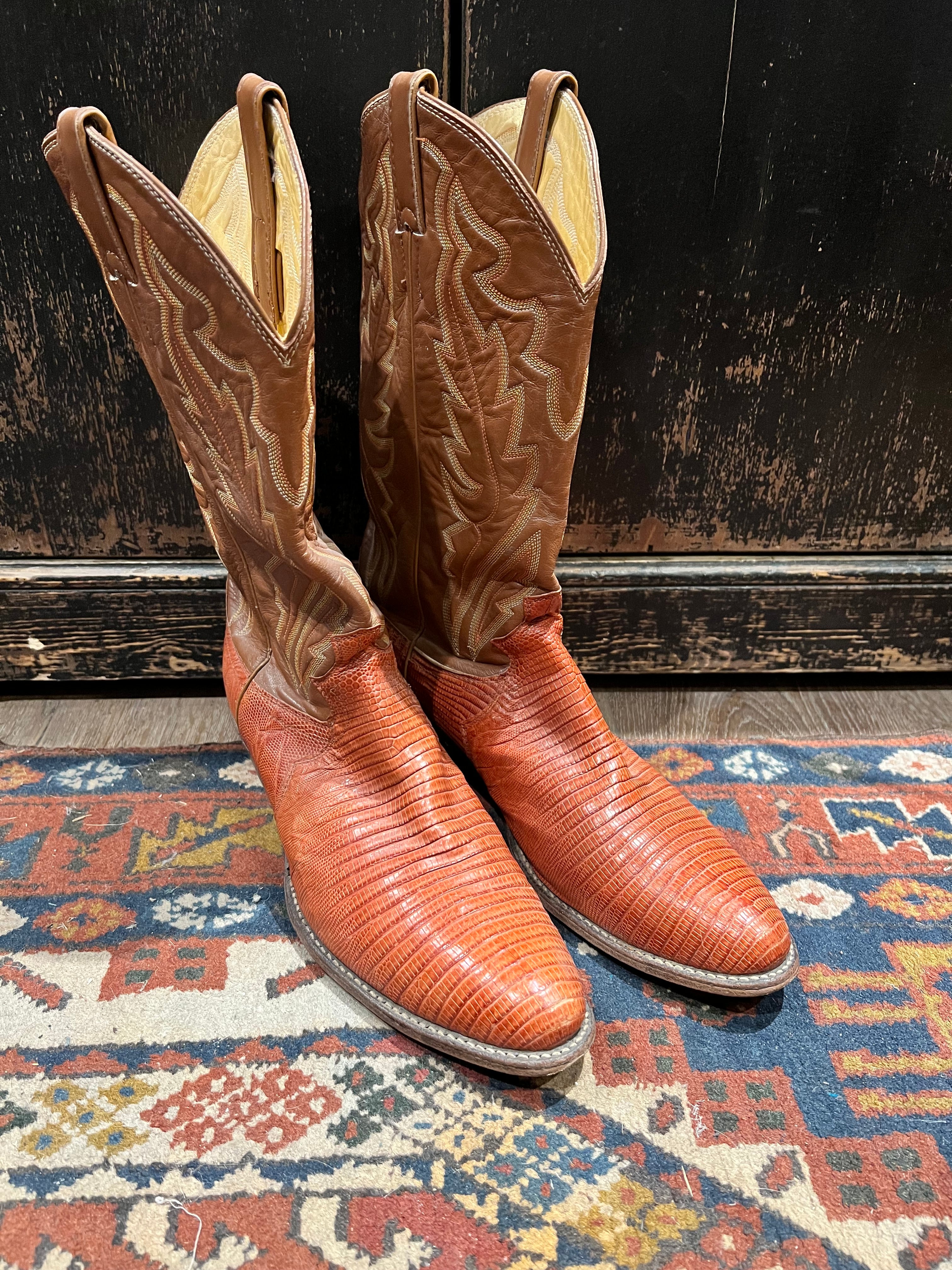 Justin Exotic Cowboy Boots
