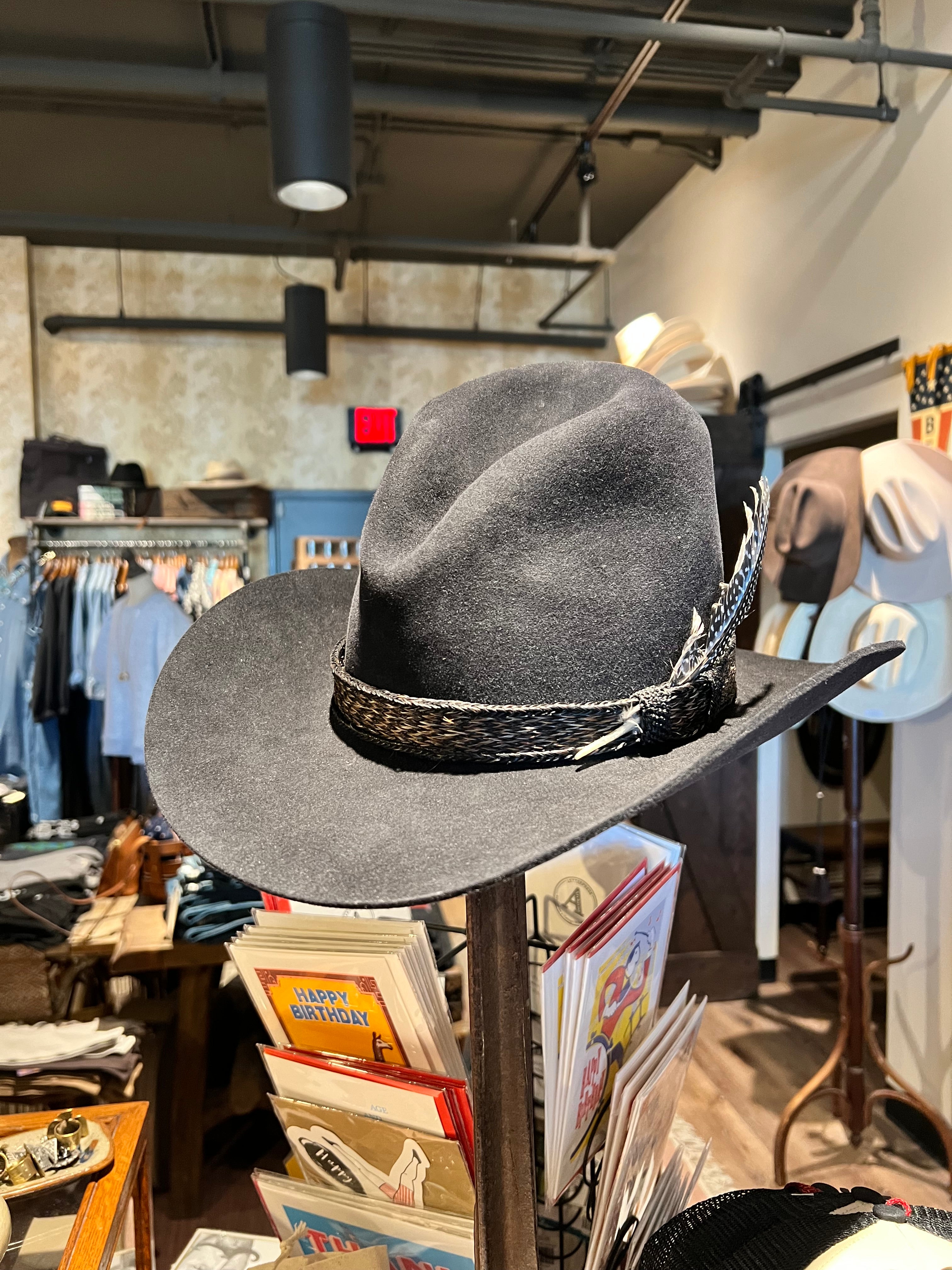 Custom Made Pleasant Hills 5X Beaver Felt Gus Crown Cowboy Hat
