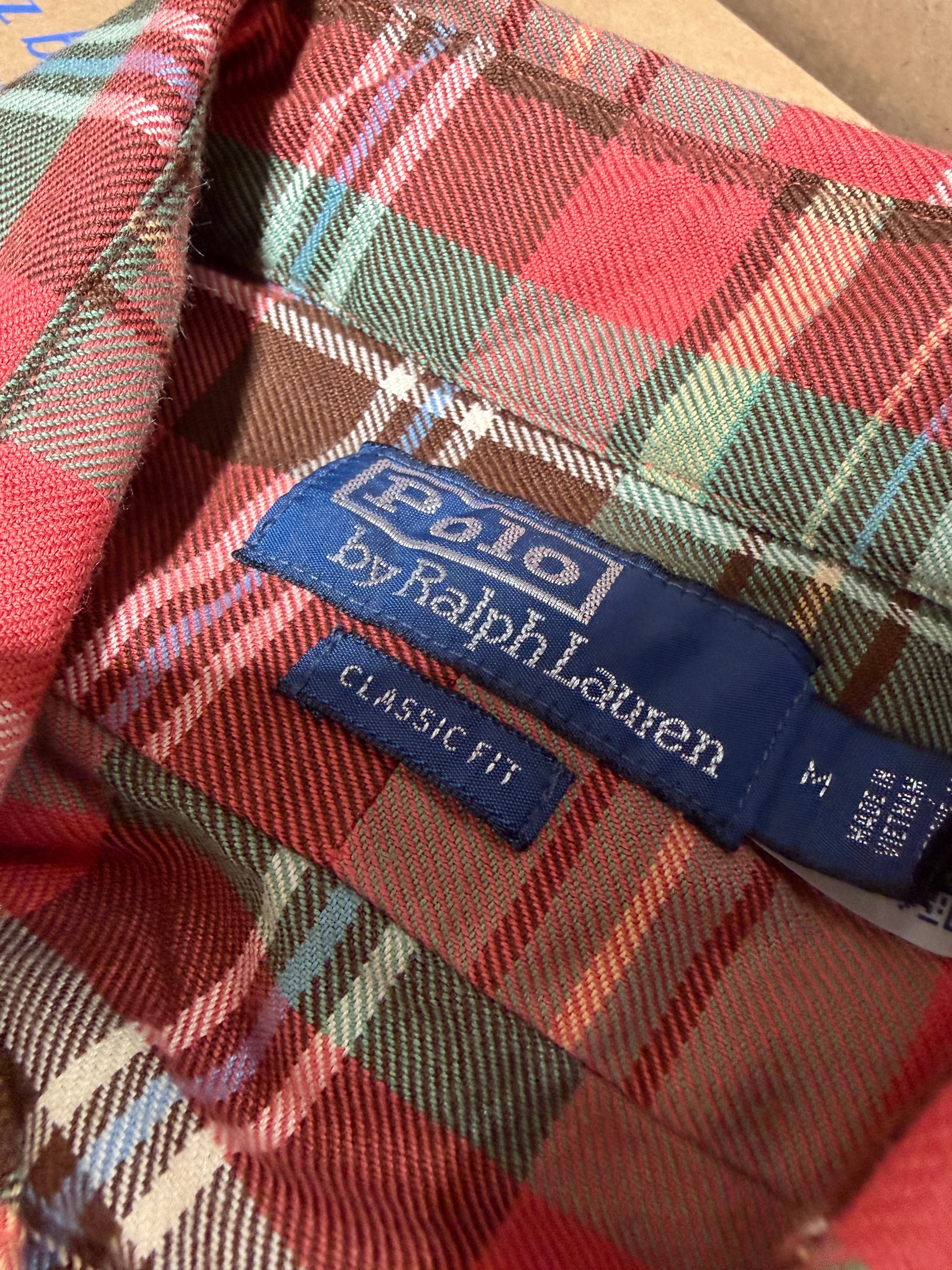 Classic Fit Plaid Flannel Shirt