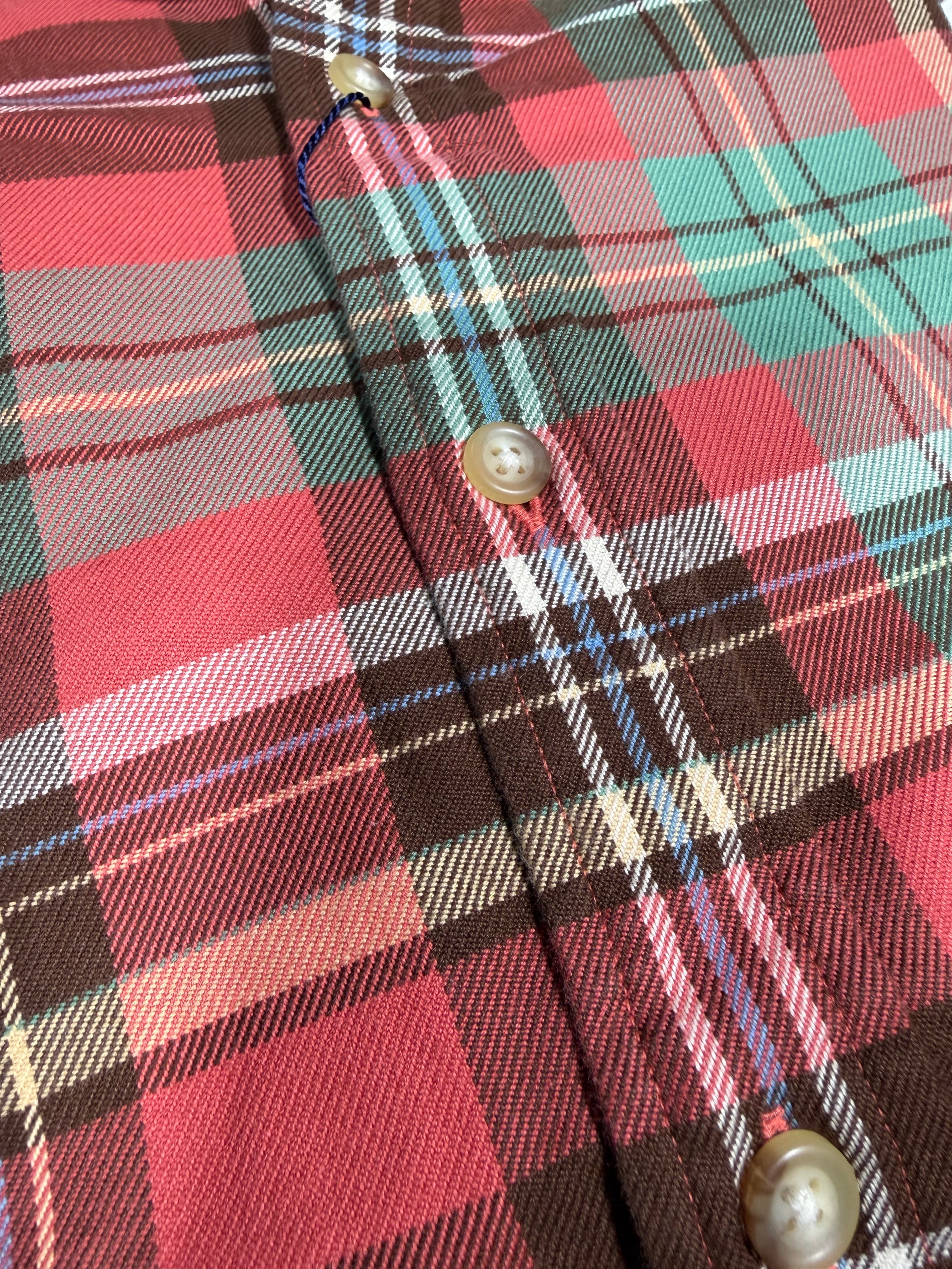 Classic Fit Plaid Flannel Shirt