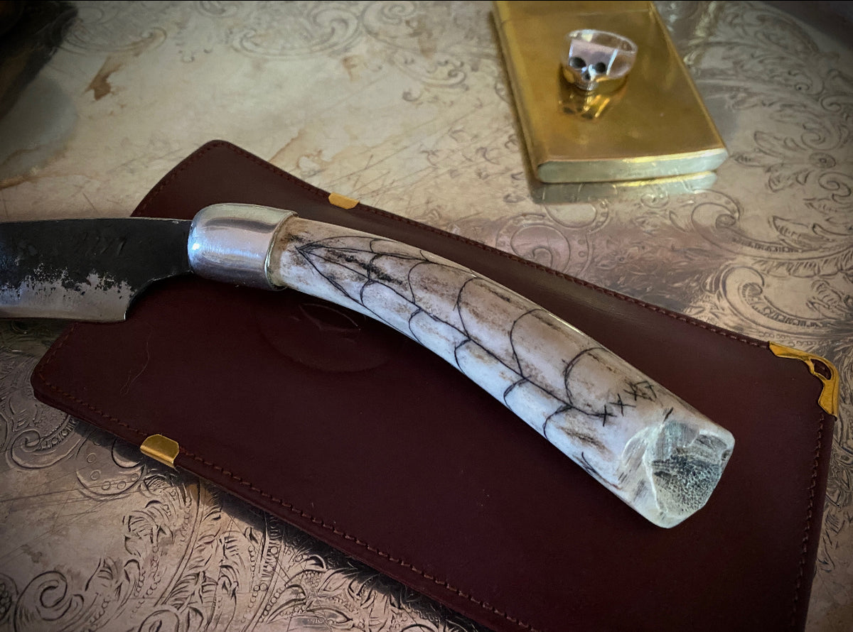 No. 16 - Prison Tattoo Scrimshaw