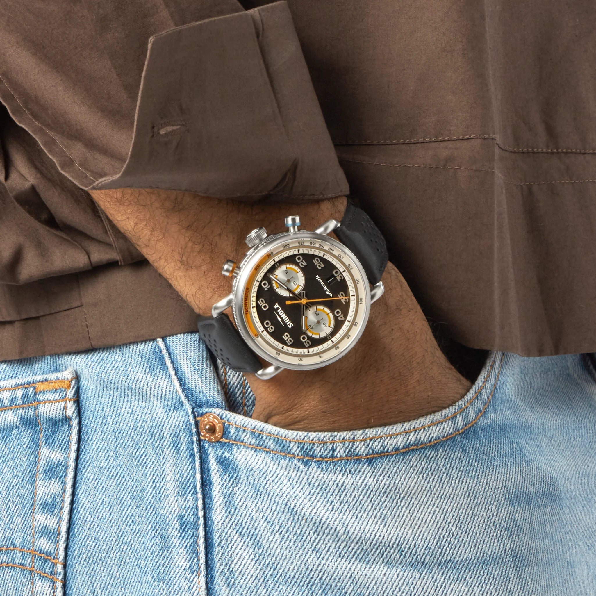 Canfield Speedway Open Road Automatic Chronograph Watch