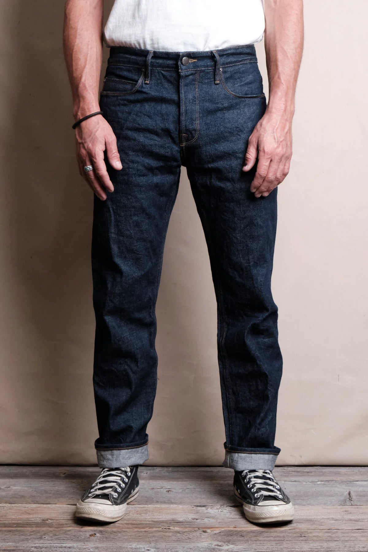 PORTOLA CLASSIC TAPER 15 OUNCE RINSED DENIM
