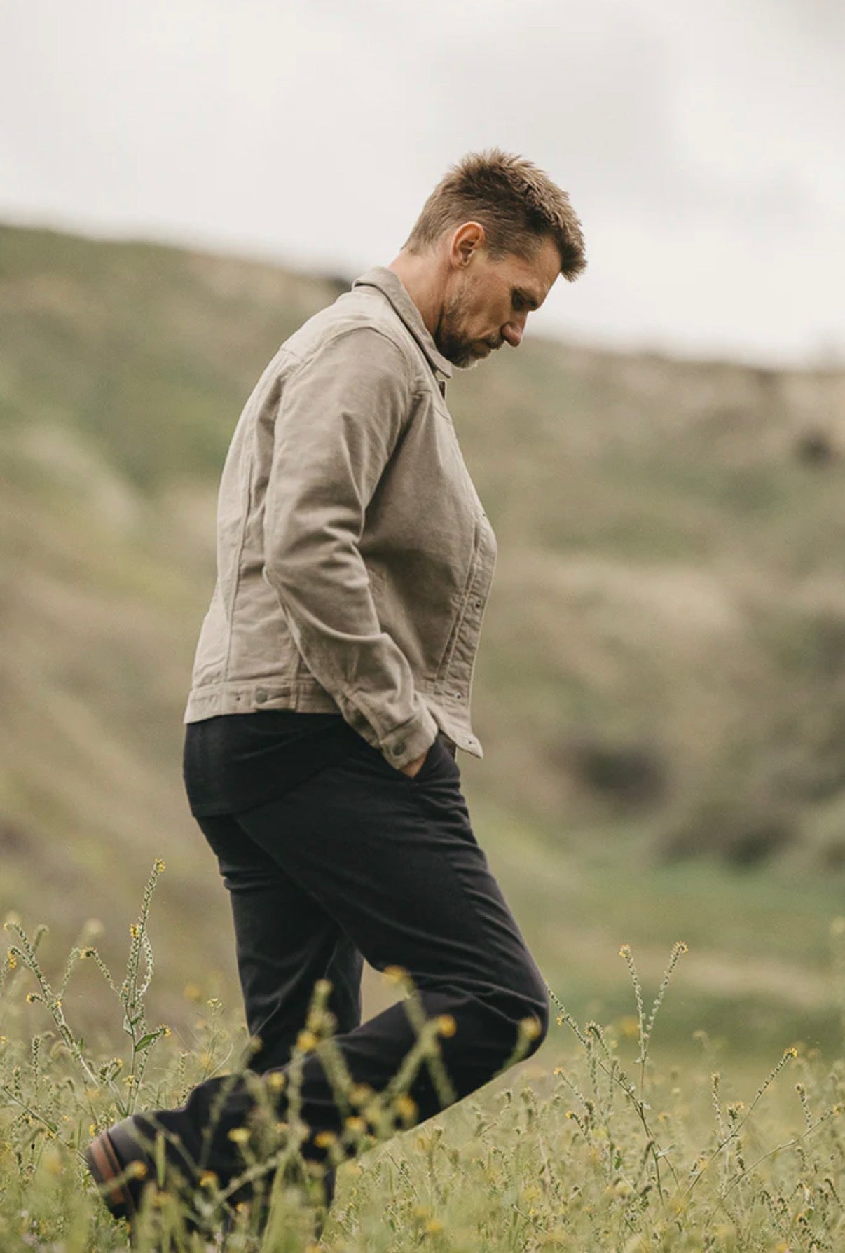 The Pipe Straight Denit® Chino - Charcoal