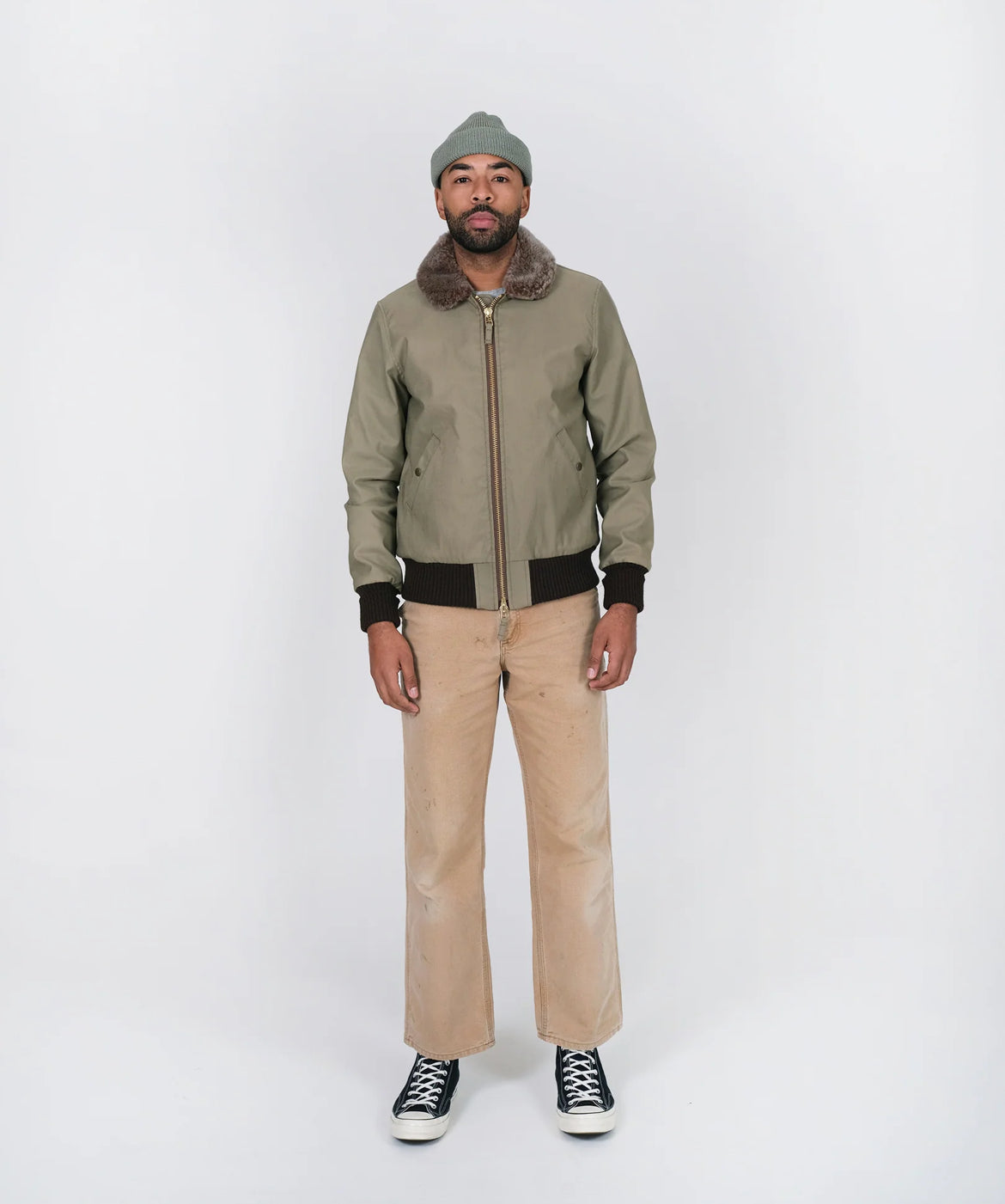 Dehen Flyer’s Club Jacket - Olive / Kodiak