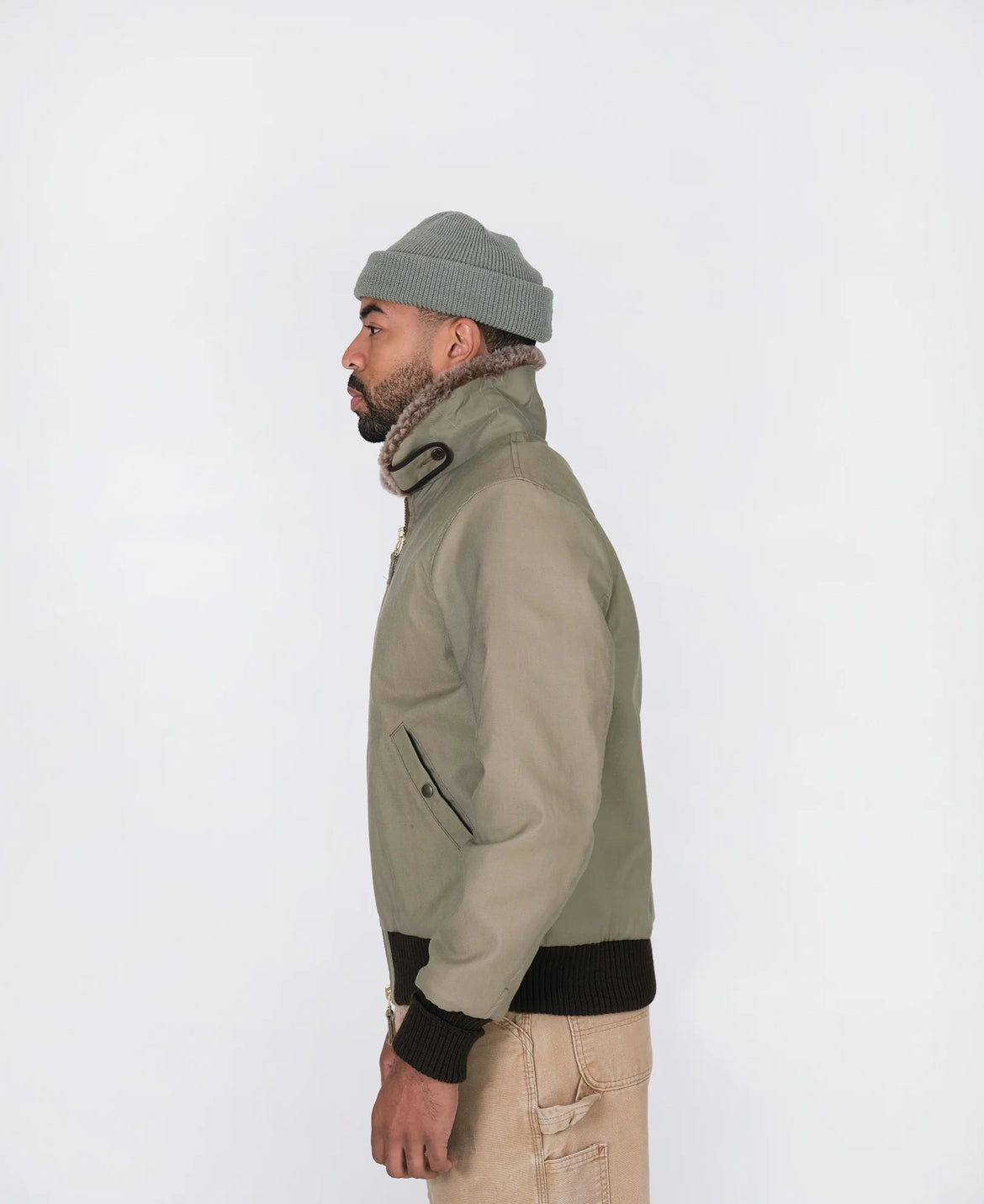 Dehen Flyer’s Club Jacket - Olive / Kodiak