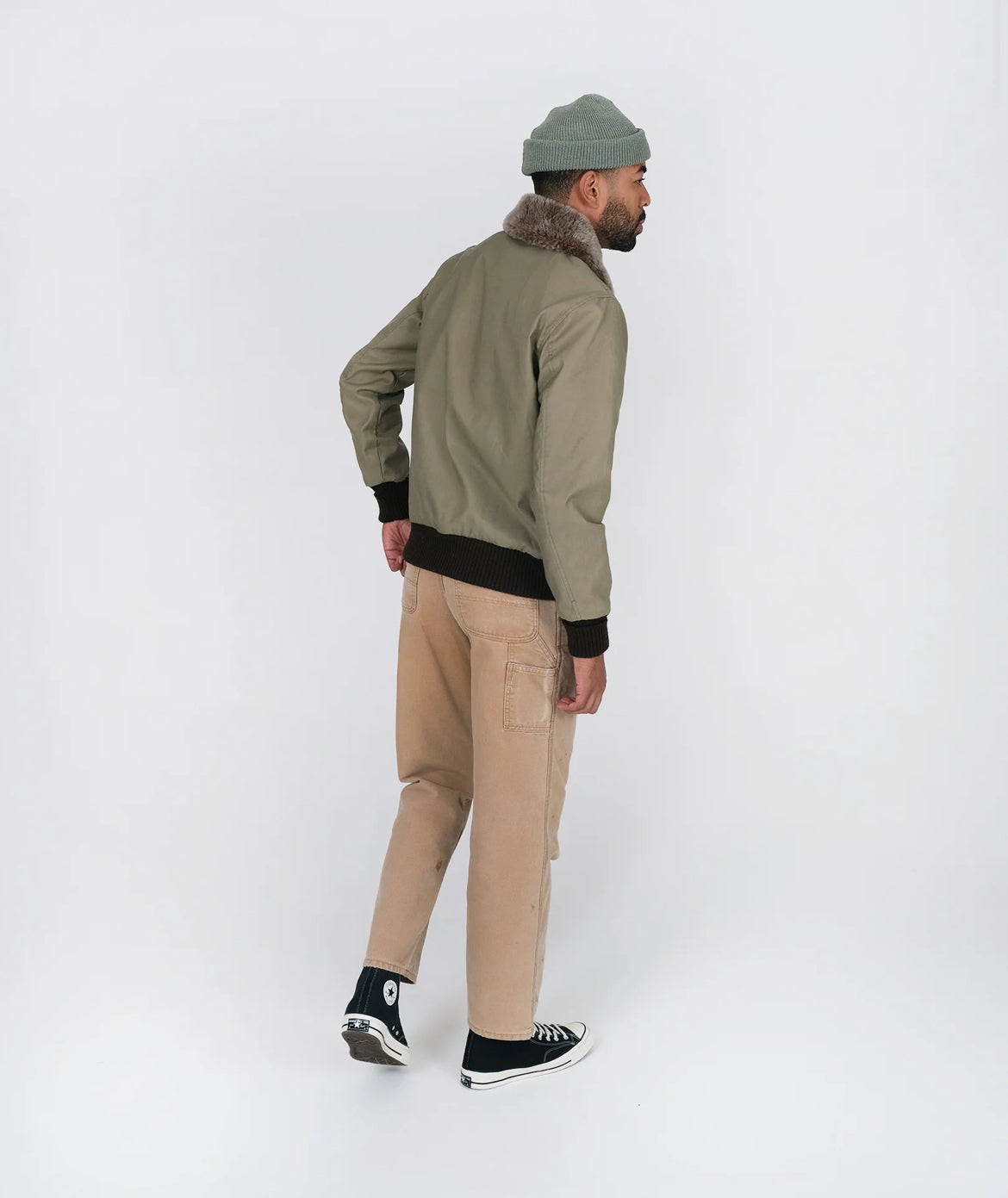 Dehen Flyer’s Club Jacket - Olive / Kodiak