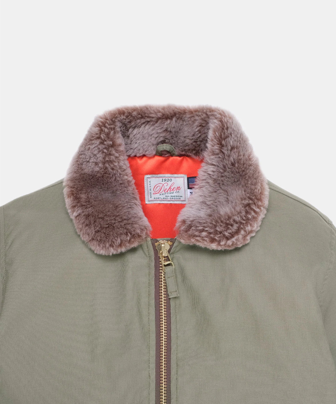 Dehen Flyer’s Club Jacket - Olive / Kodiak