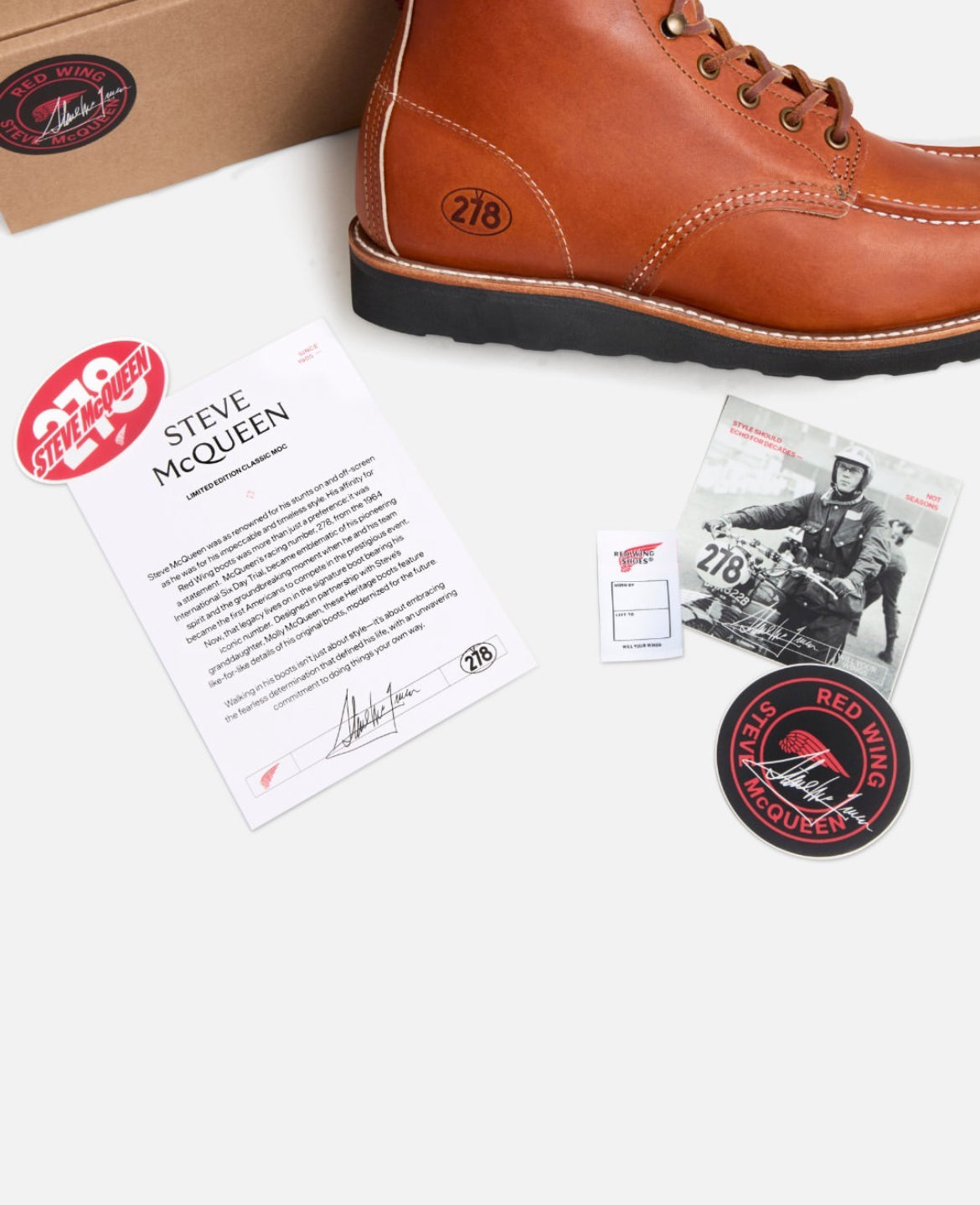 RED WING STEVE MCQUEEN #278