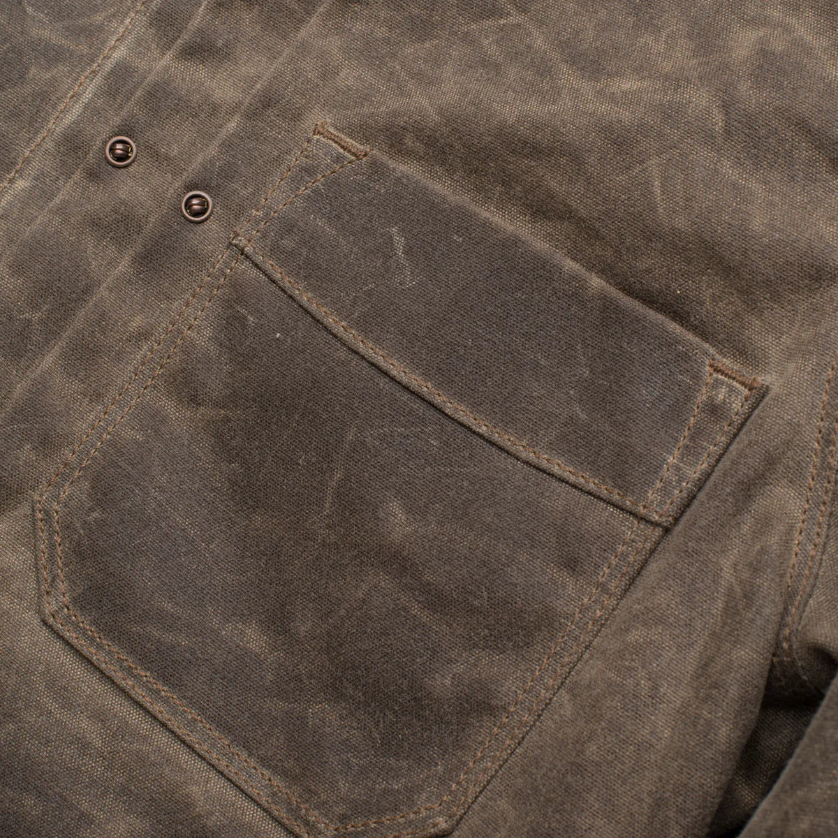RIDERS JACKET WAXED CANVAS OAK