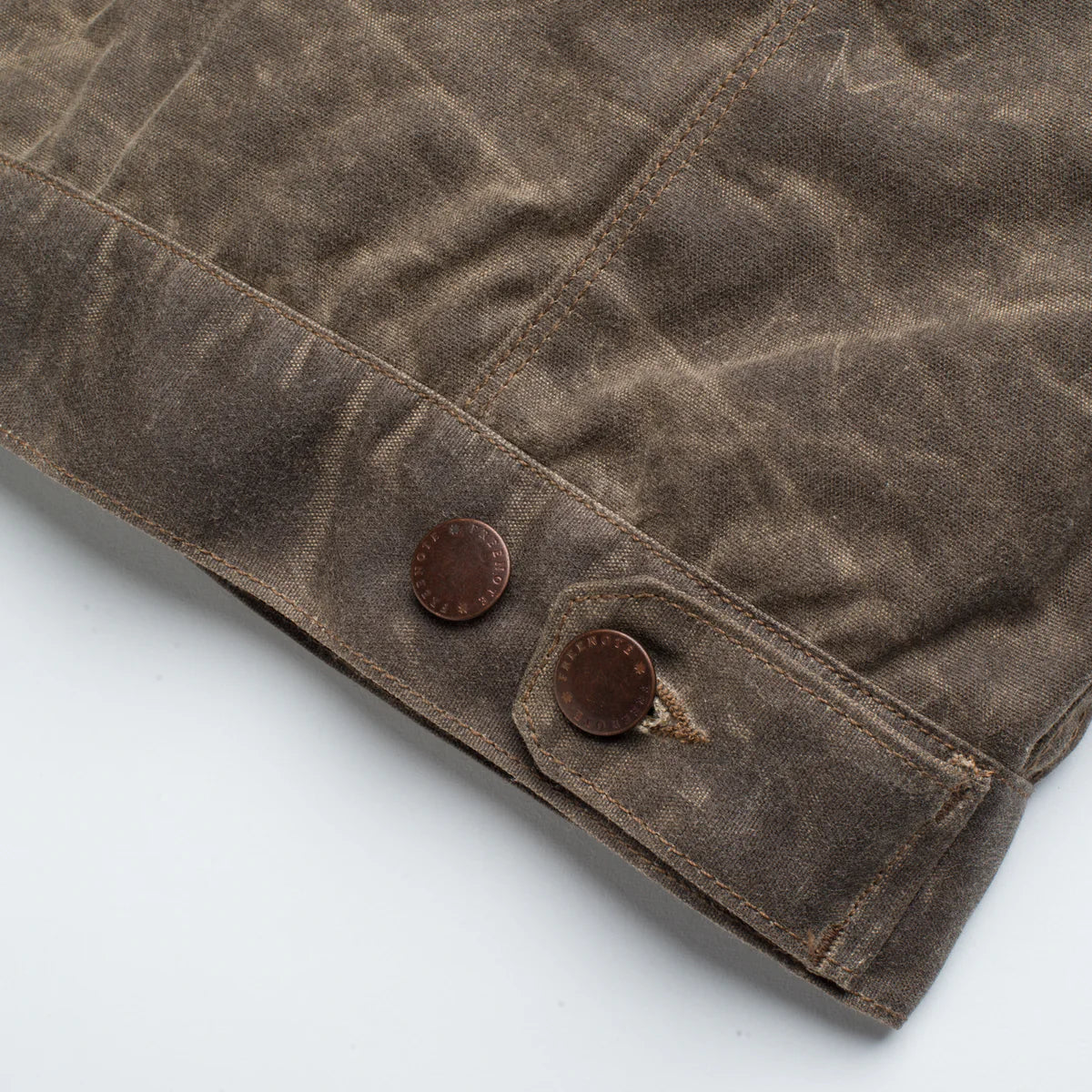 RIDERS JACKET WAXED CANVAS OAK
