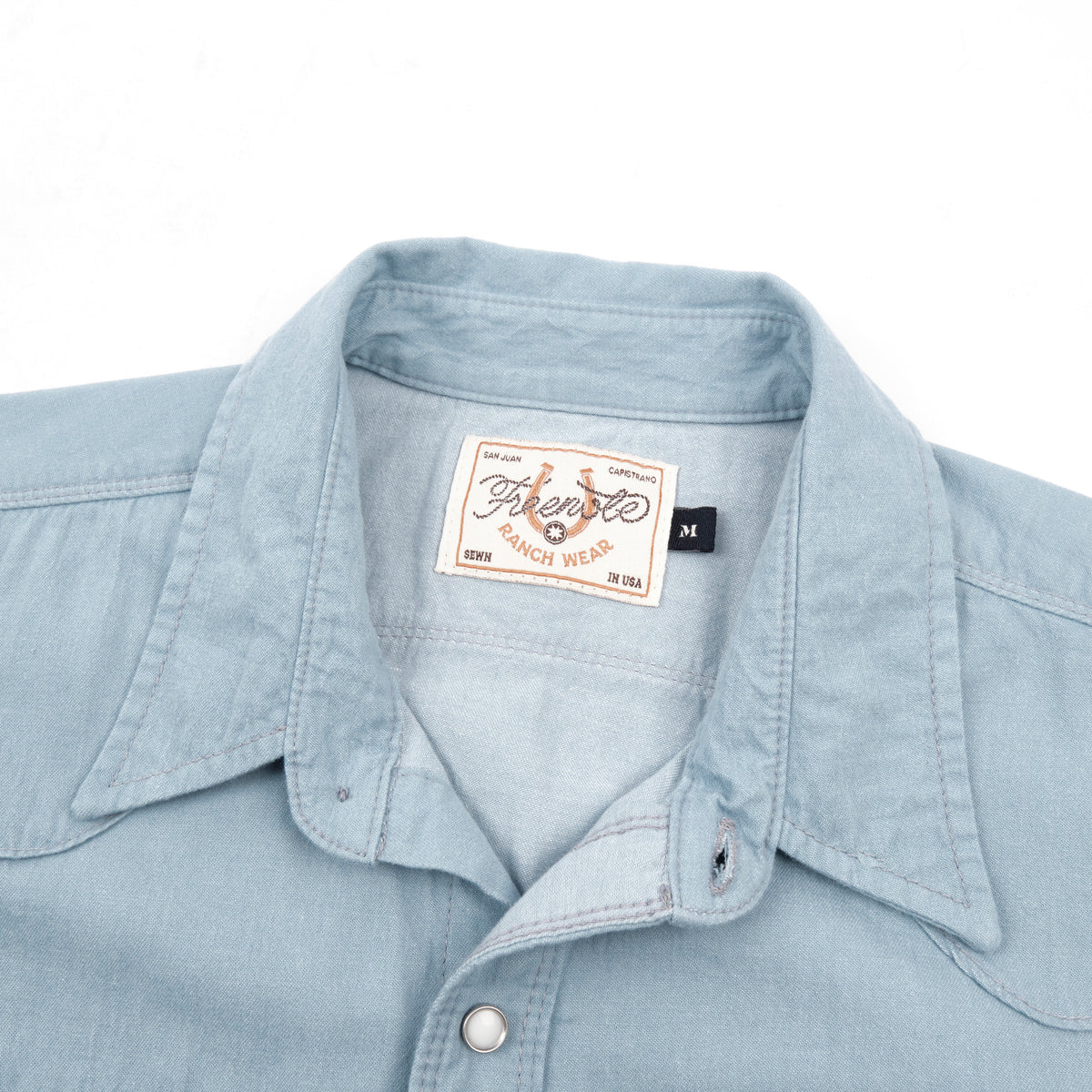MODERN WESTERN SS CLEAR BLUE CHAMBRAY