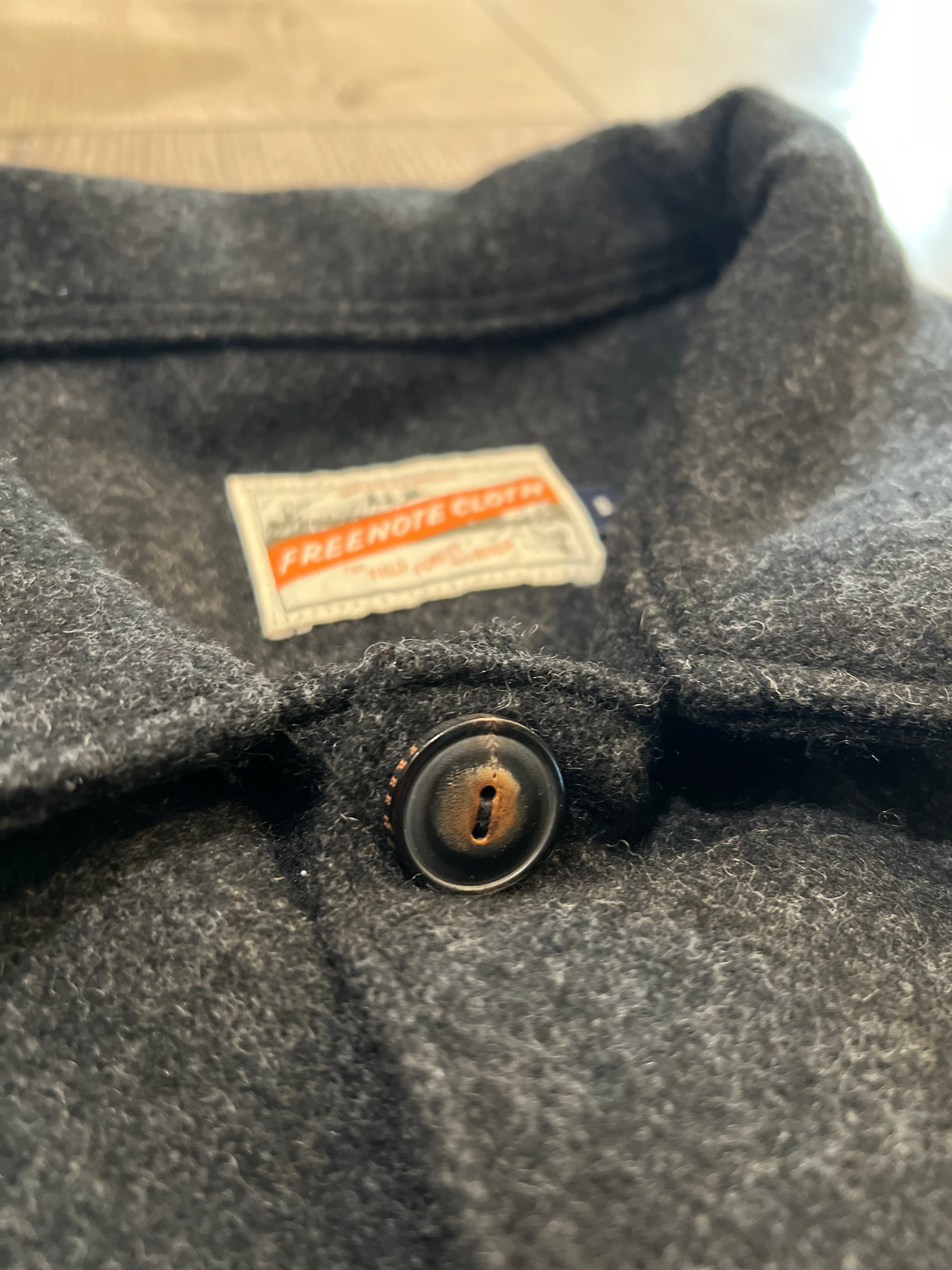 MIDWAY WOOL CPO CHARCOAL