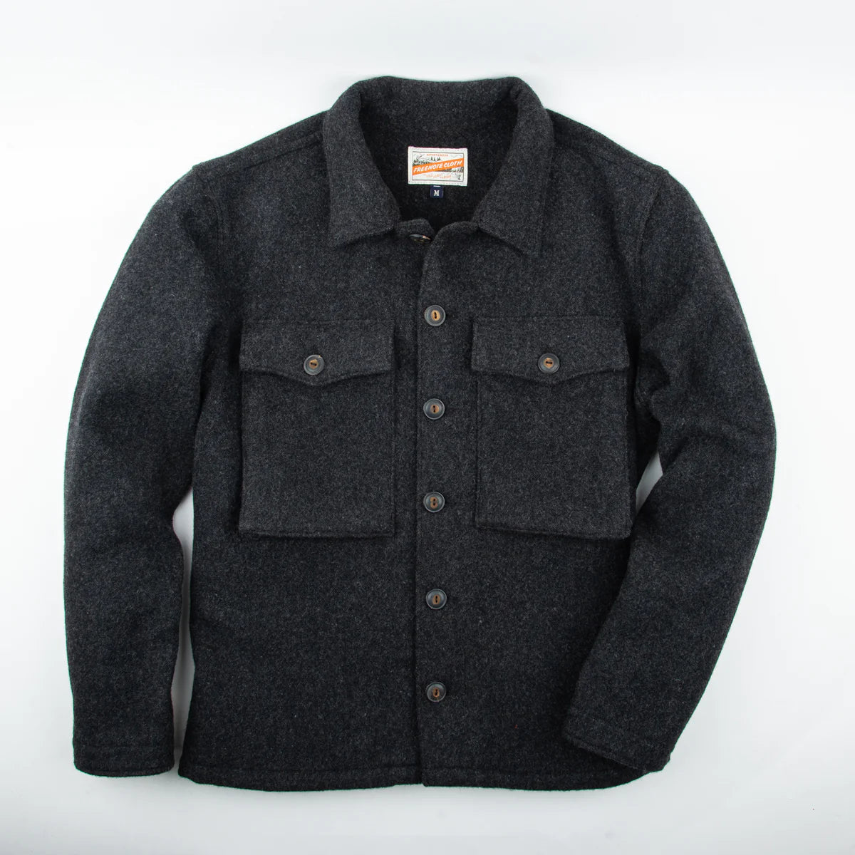 MIDWAY WOOL CPO CHARCOAL