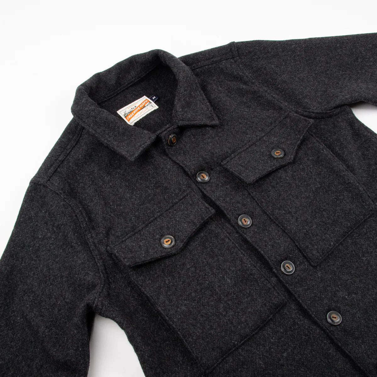 MIDWAY WOOL CPO CHARCOAL