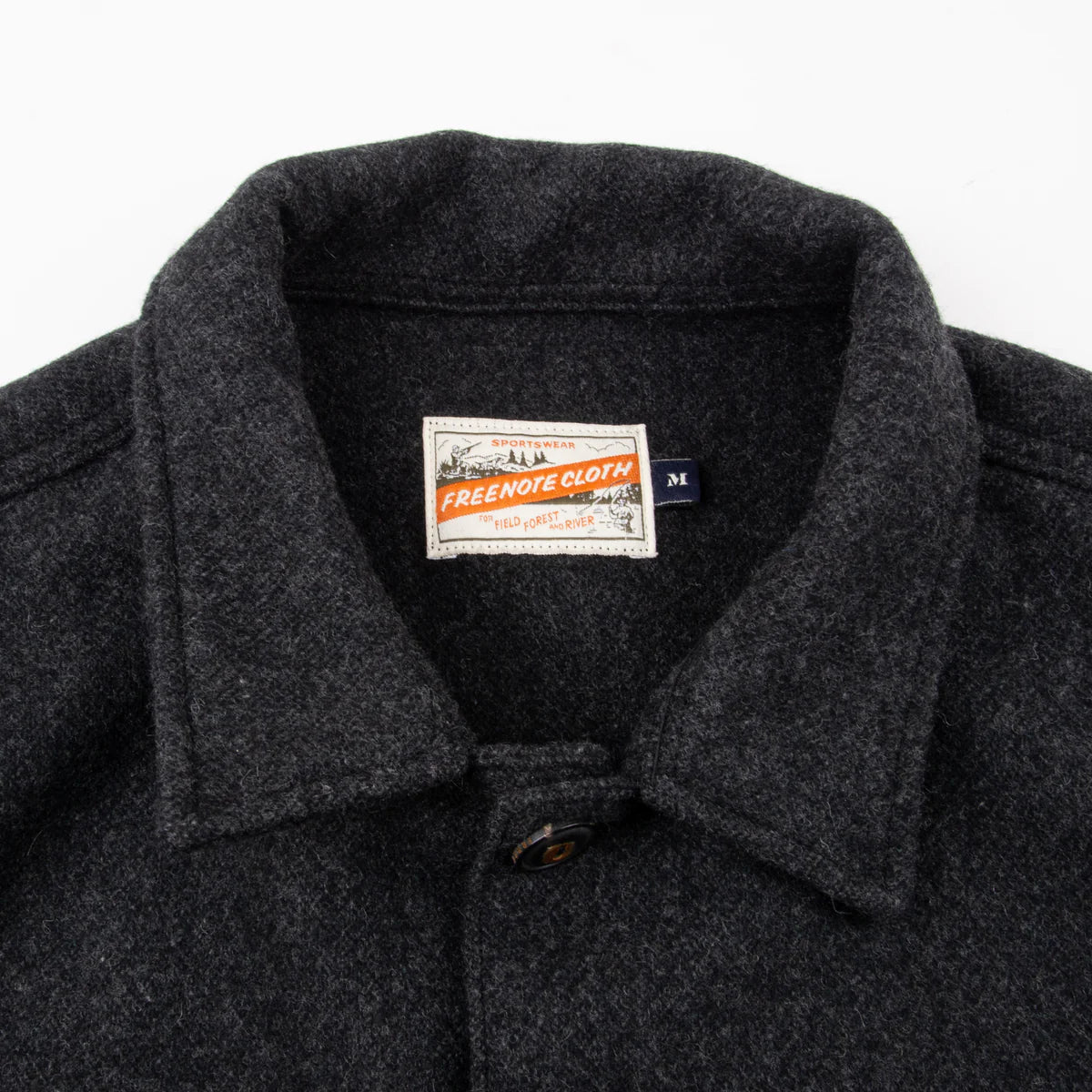 MIDWAY WOOL CPO CHARCOAL