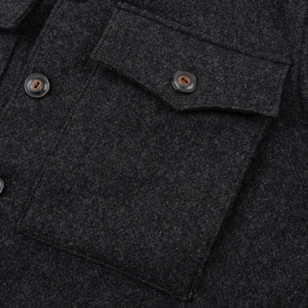 MIDWAY WOOL CPO CHARCOAL