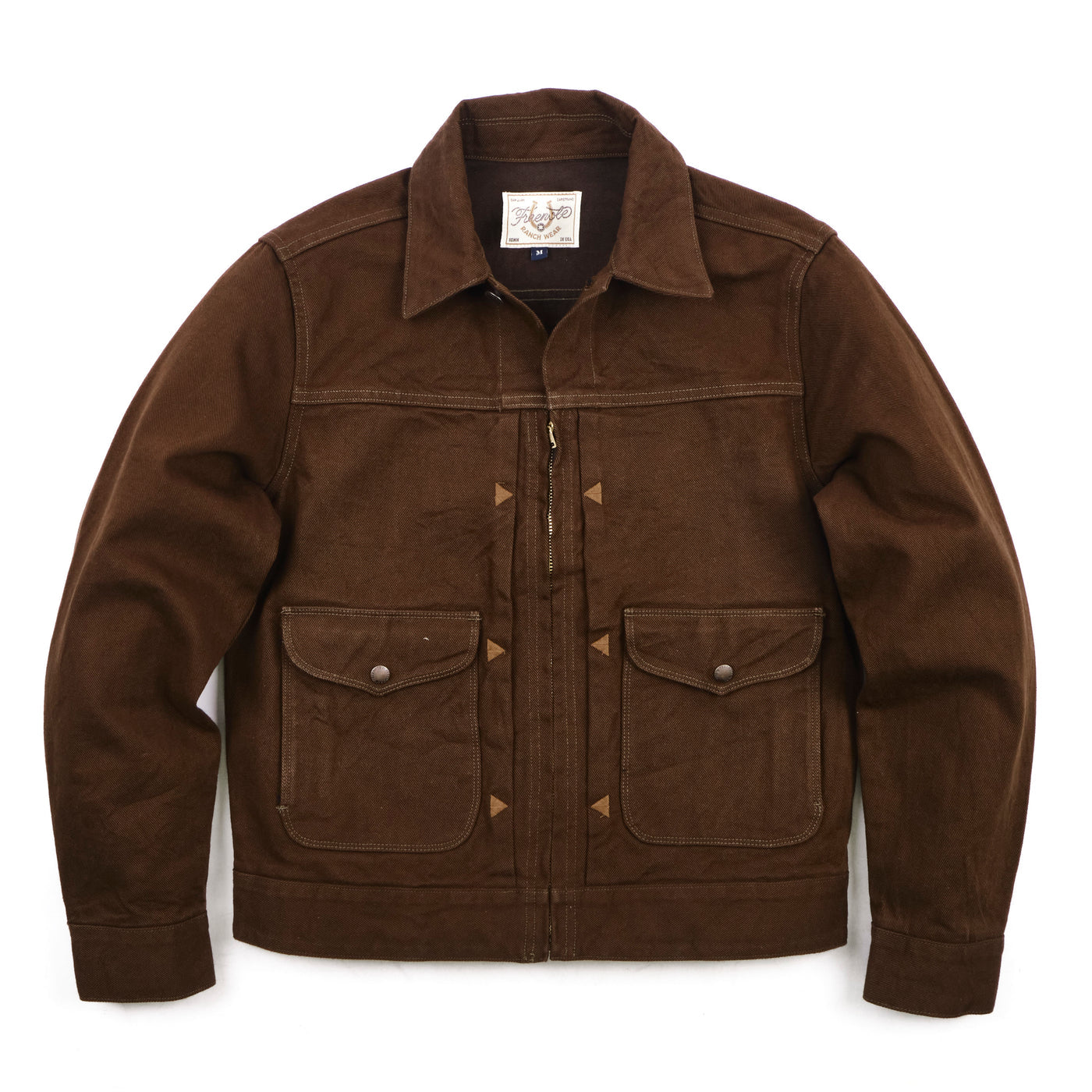 FARO JACKET BROWN DENIM