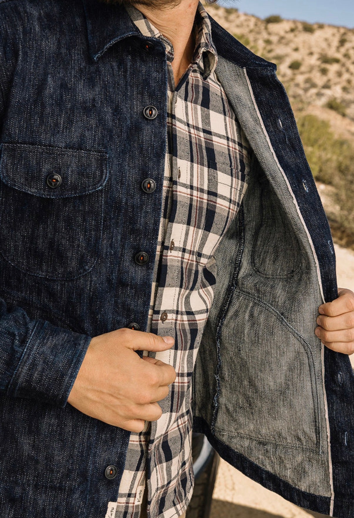 The Anvil Monster Slub - Indigo Rinse 17oz Selvedge