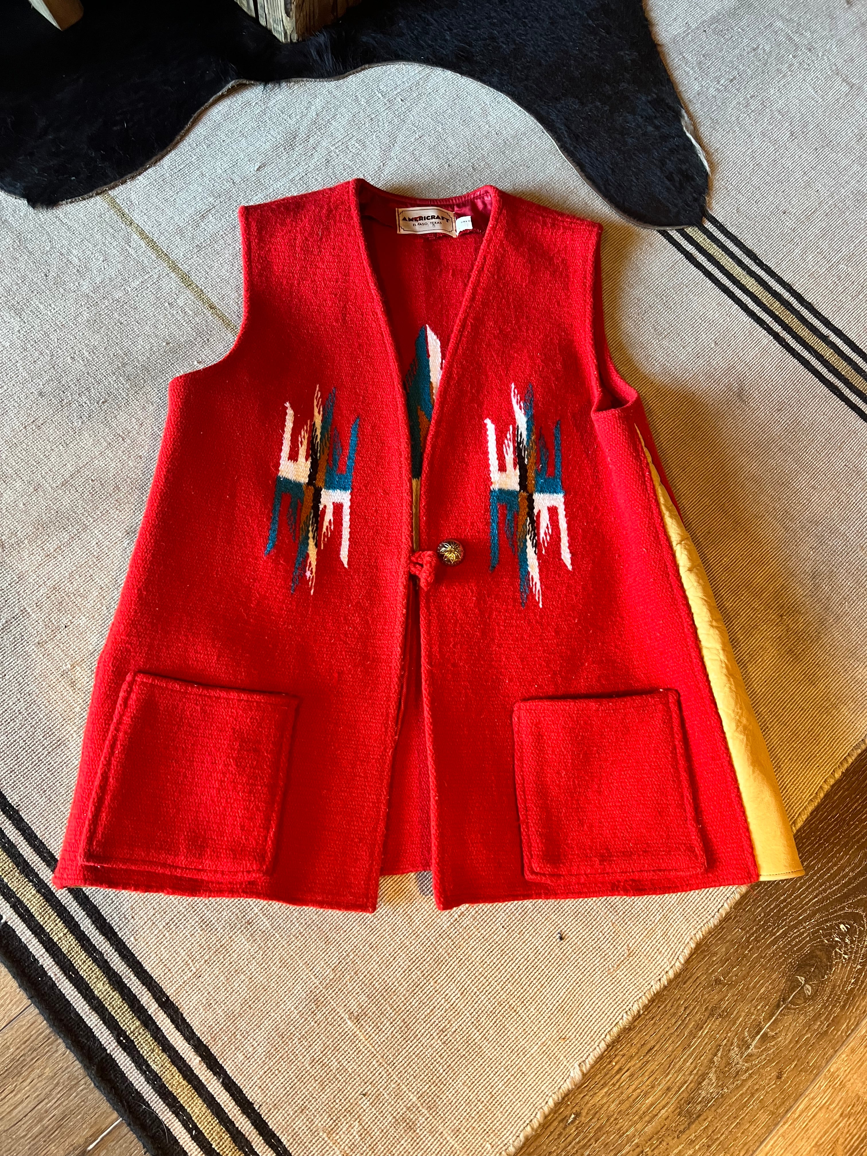 Vintage 70's Chimayo Vest