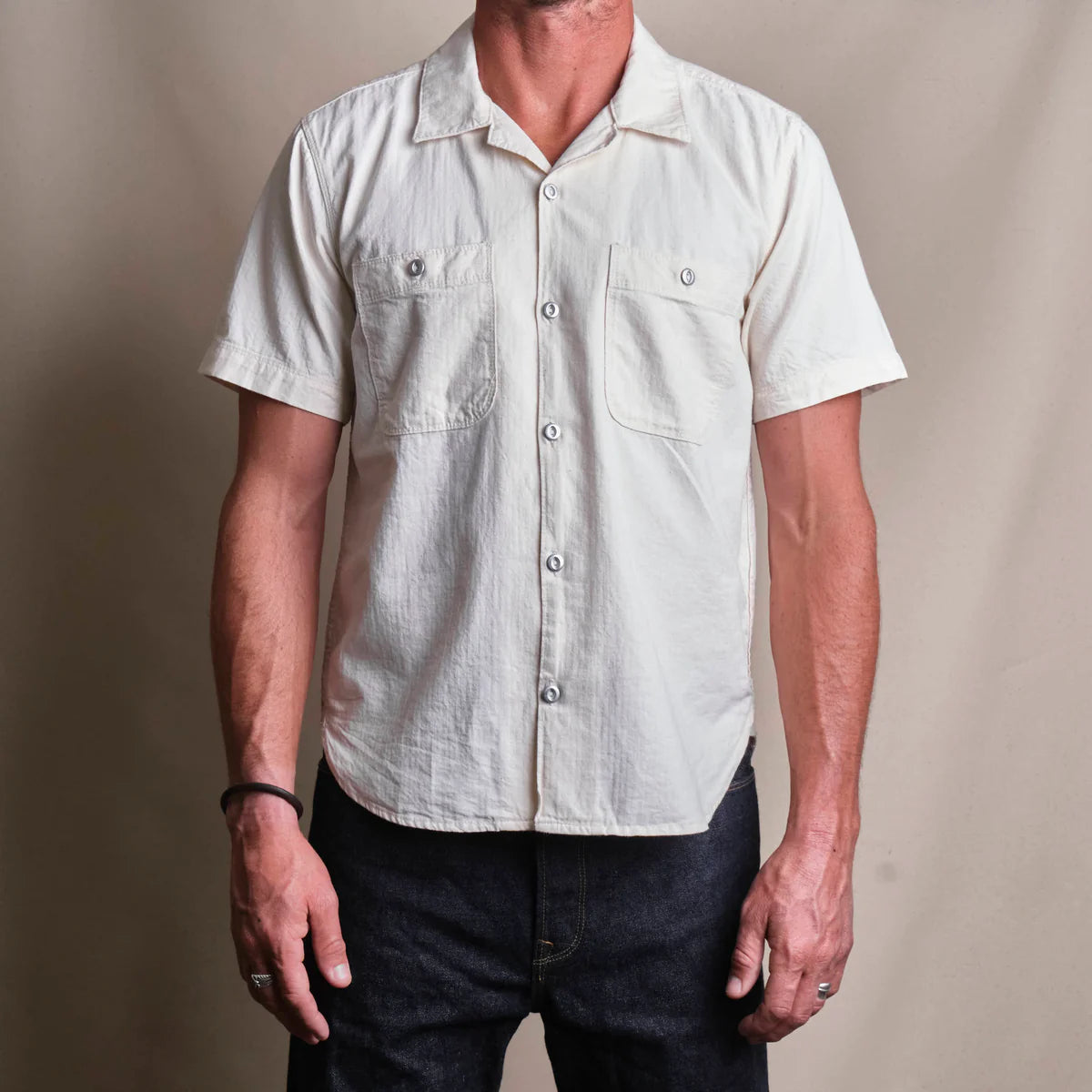Dayton S/S 5 Ounce Natural Herringbone