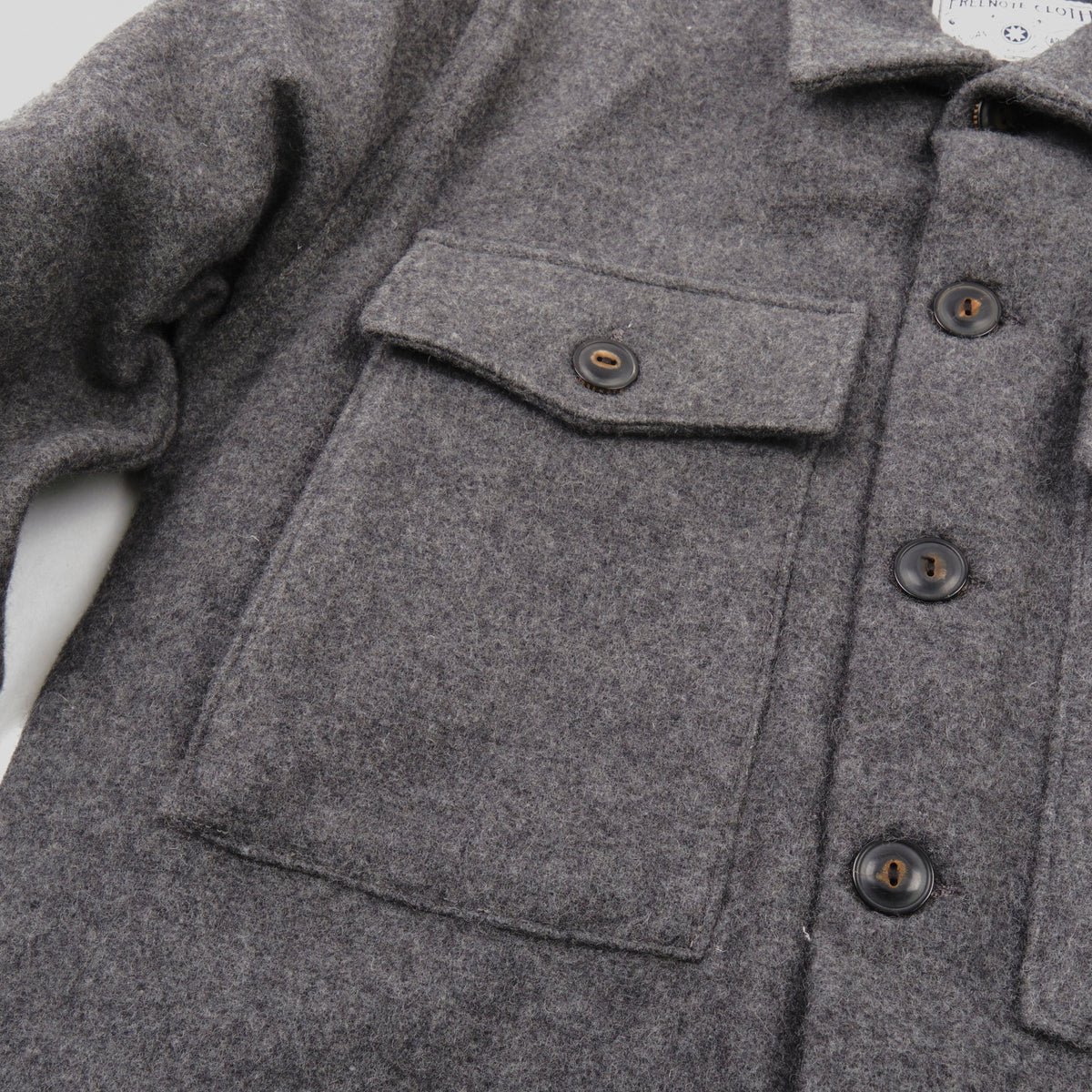 MIDWAY WOOL CPO HEATHER GREY