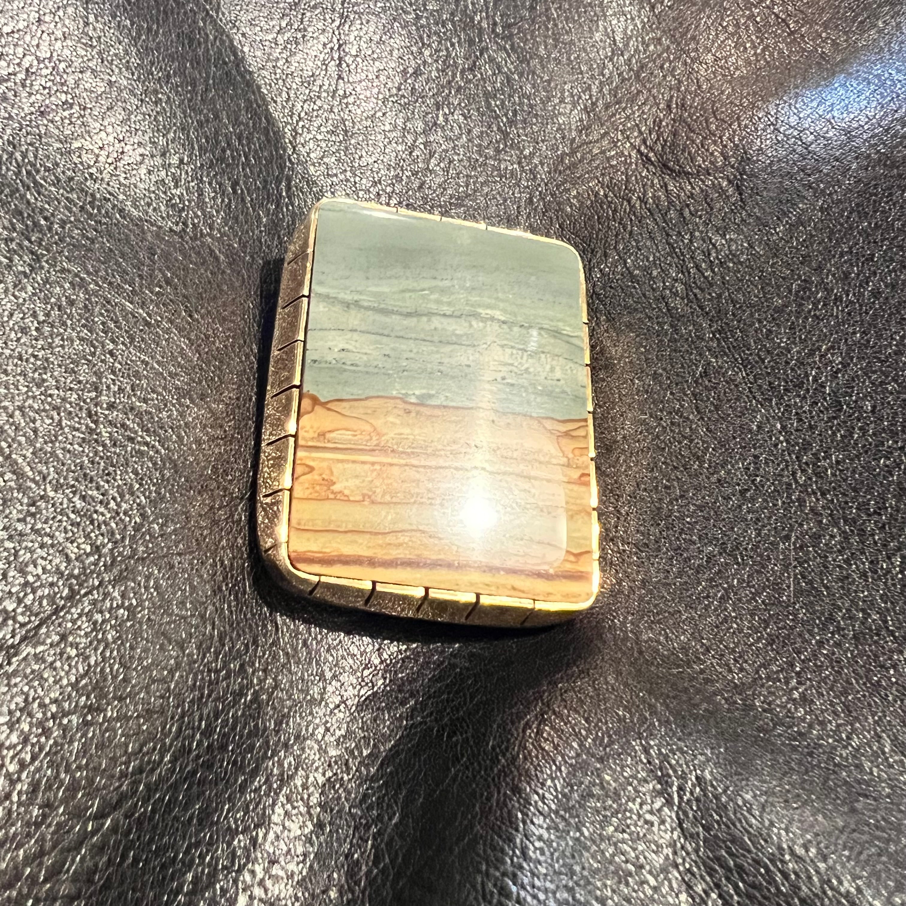 One of Kind Succor Creek Picture Jasper Money Clip