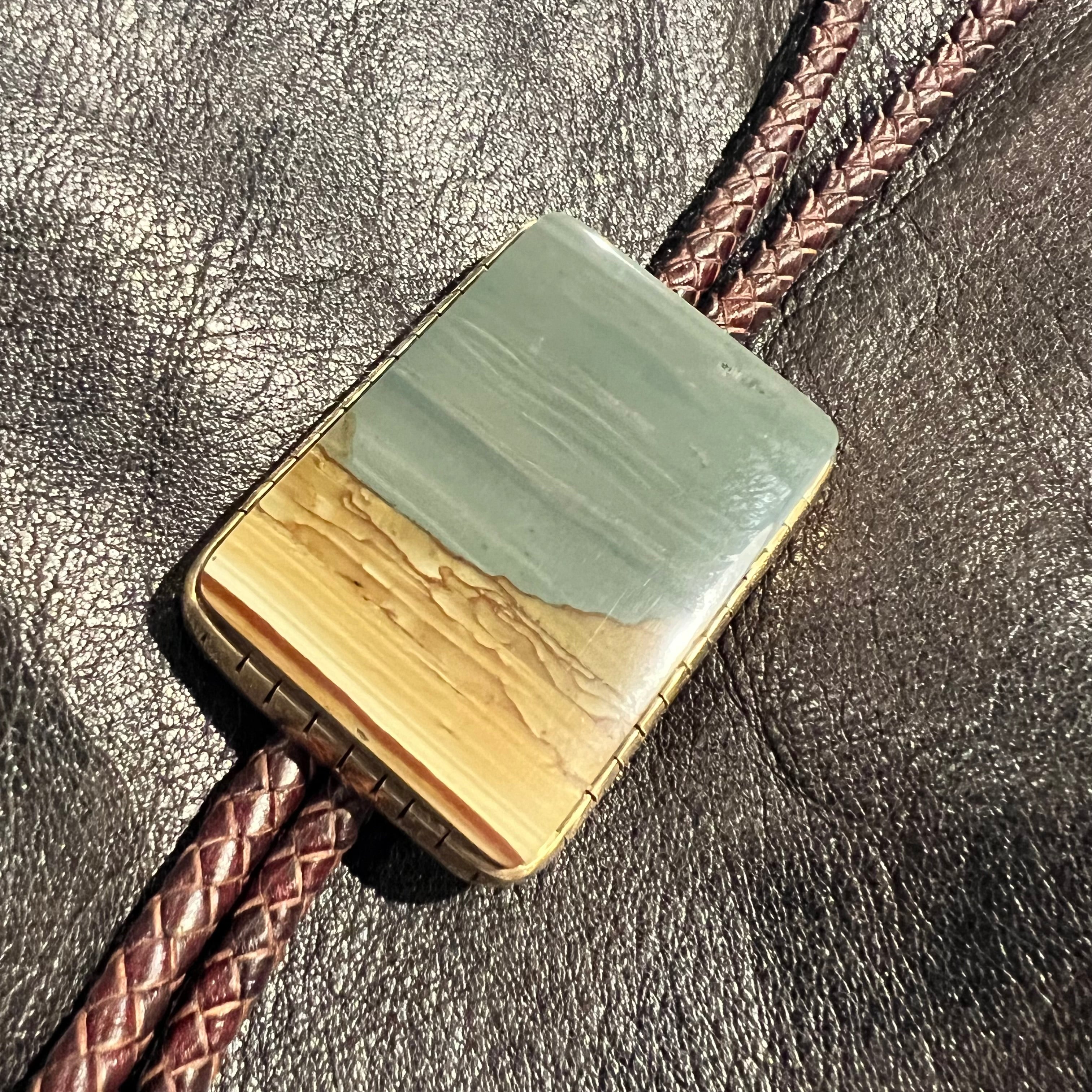 Succor Creek Picture Jasper Bolo Tie