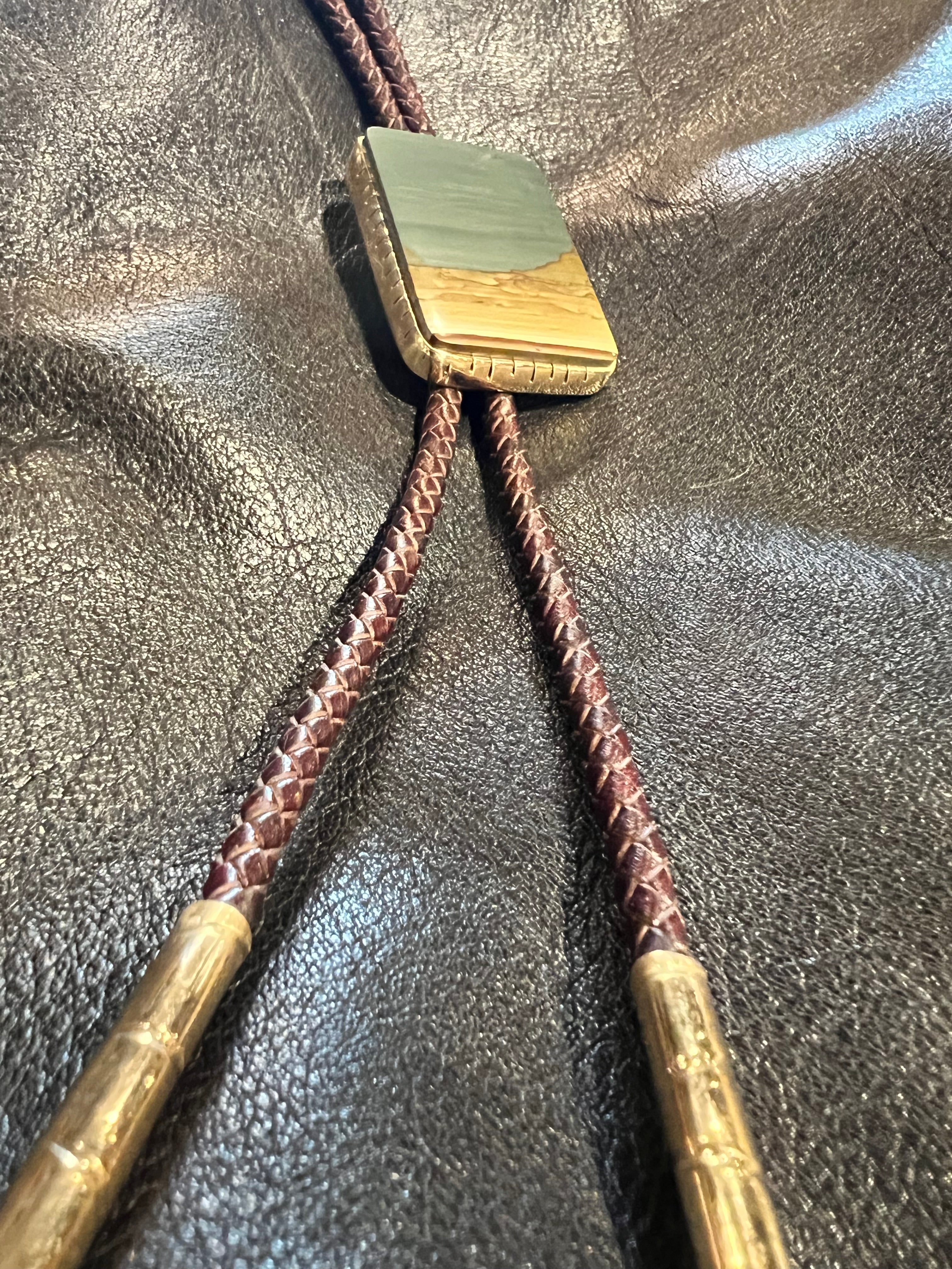 Succor Creek Picture Jasper Bolo Tie