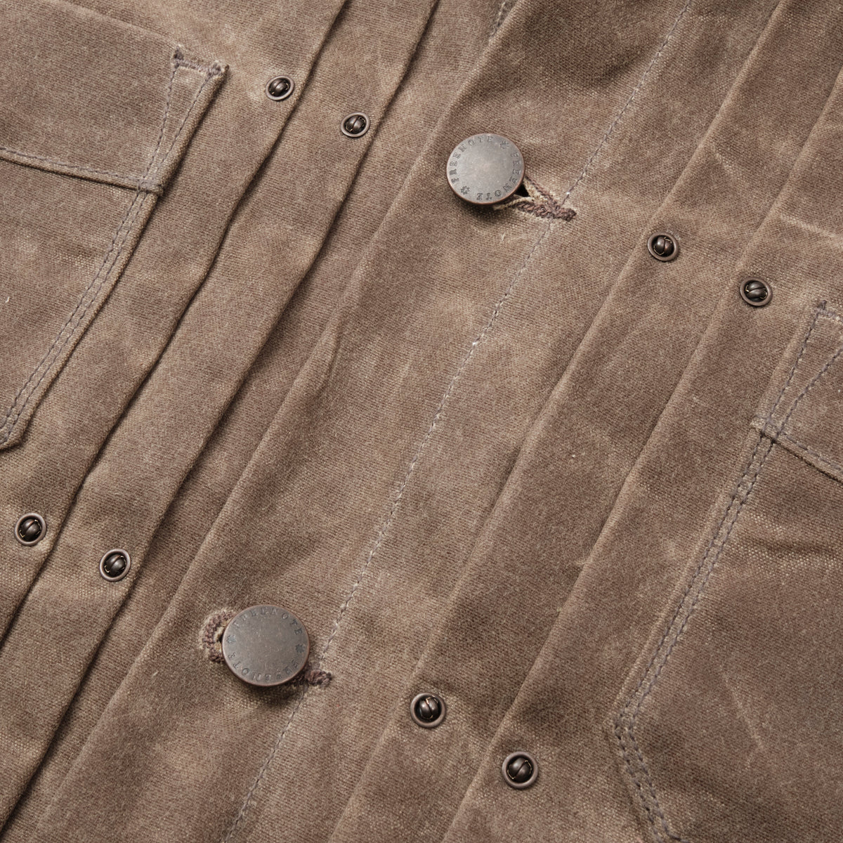 Riders Jacket Waxed Canvas Oak Buffalo