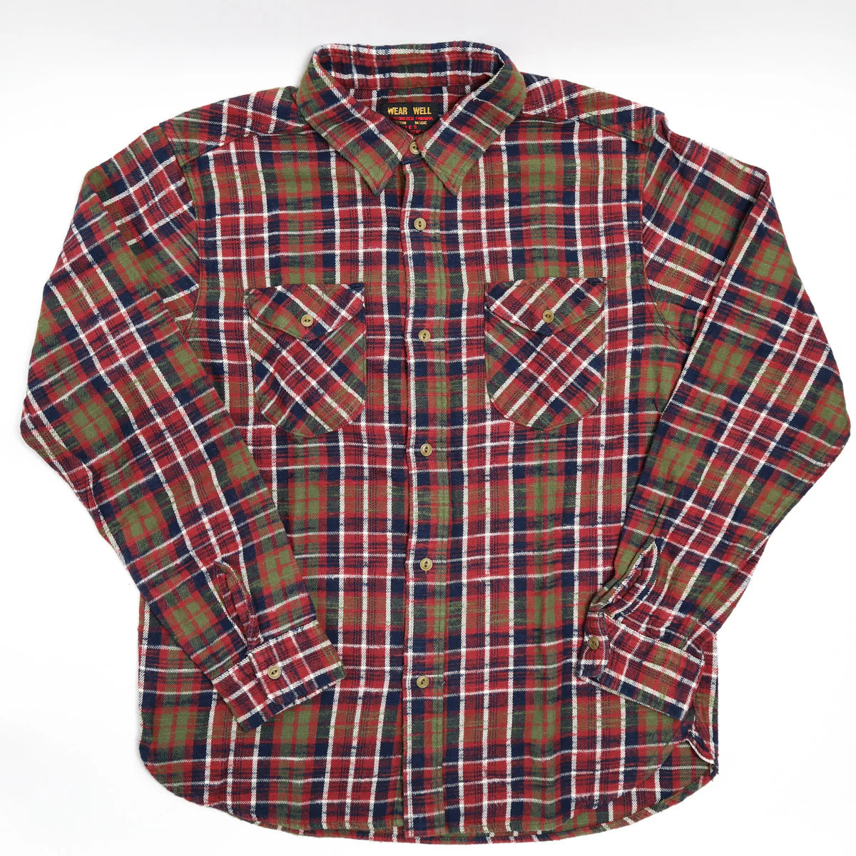 Slubby Flannel - Red