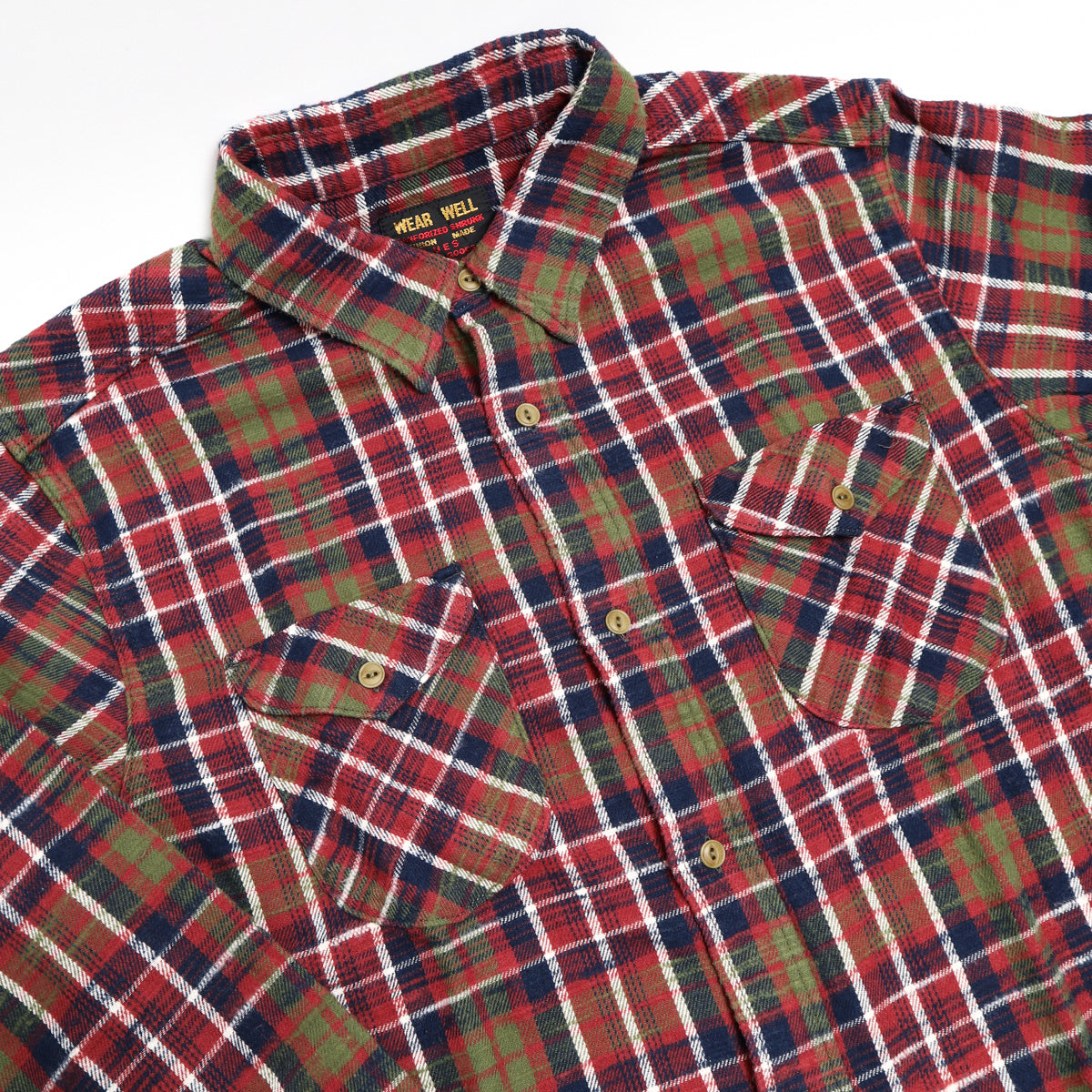 Slubby Flannel - Red