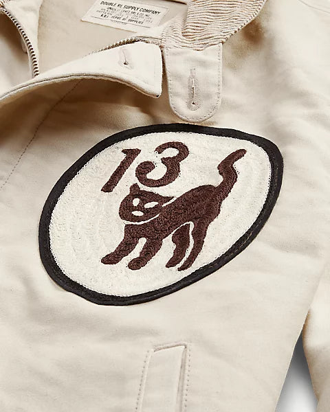 RRL Hand-Embroidered Cotton Deck Jacket