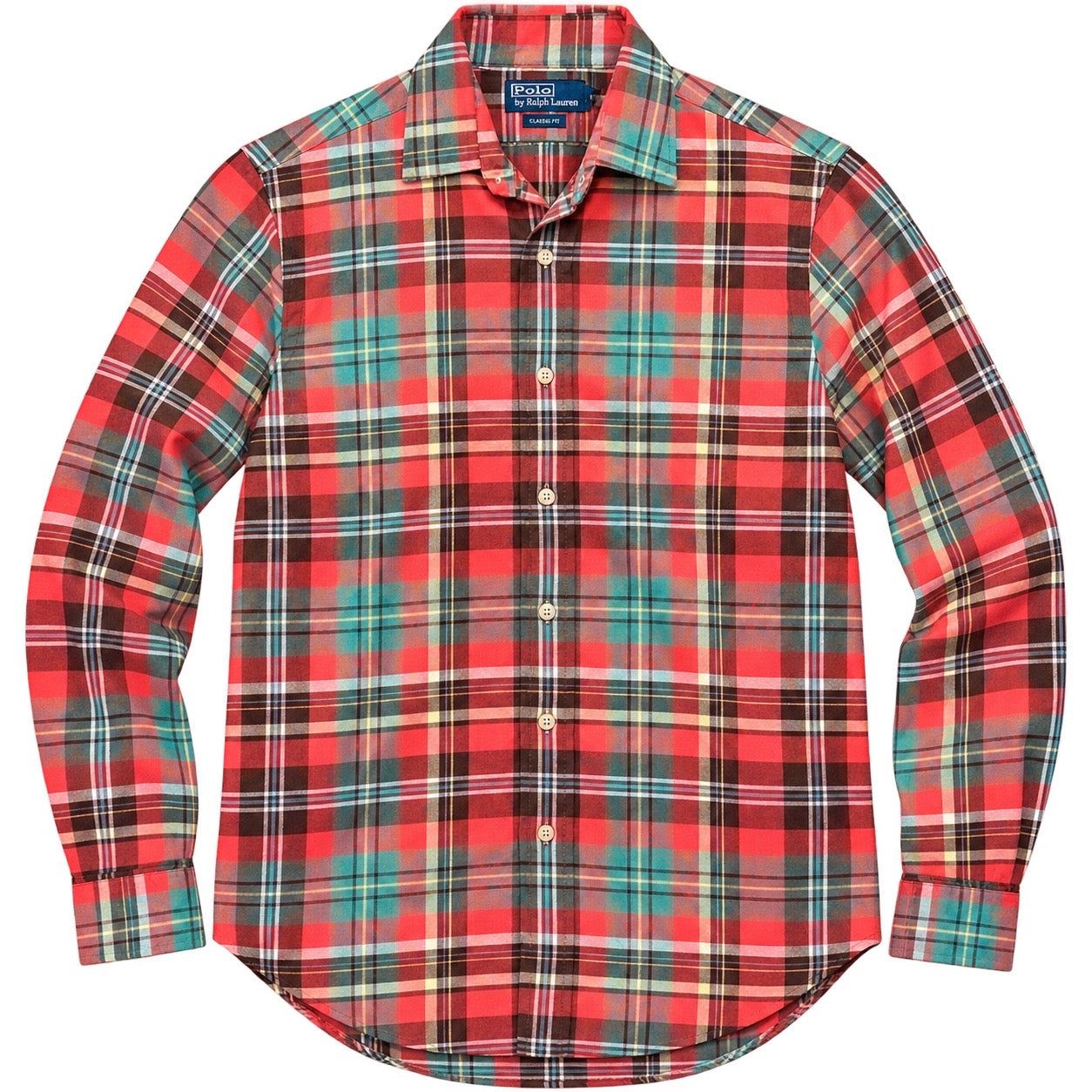 Classic Fit Plaid Flannel Shirt