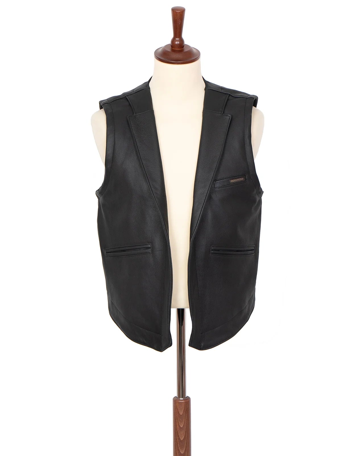 Indigofera Rick Leather Vest