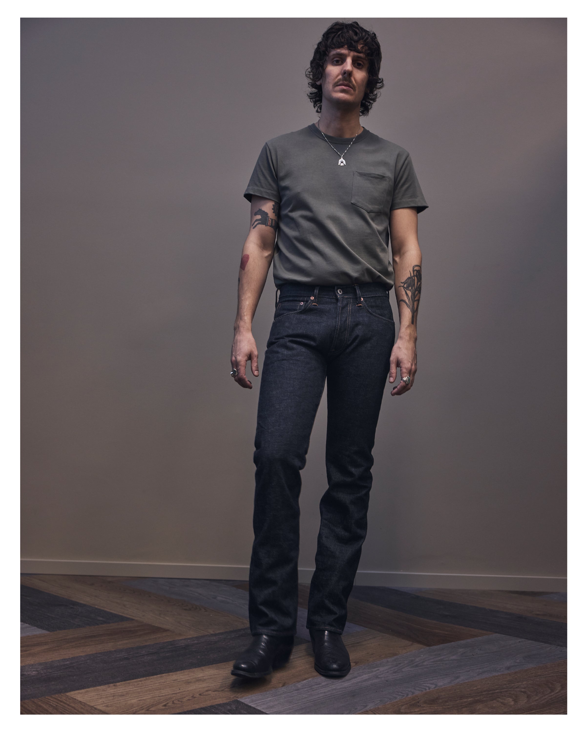 Indigofera Clint Jeans, Shiroyama Rinse