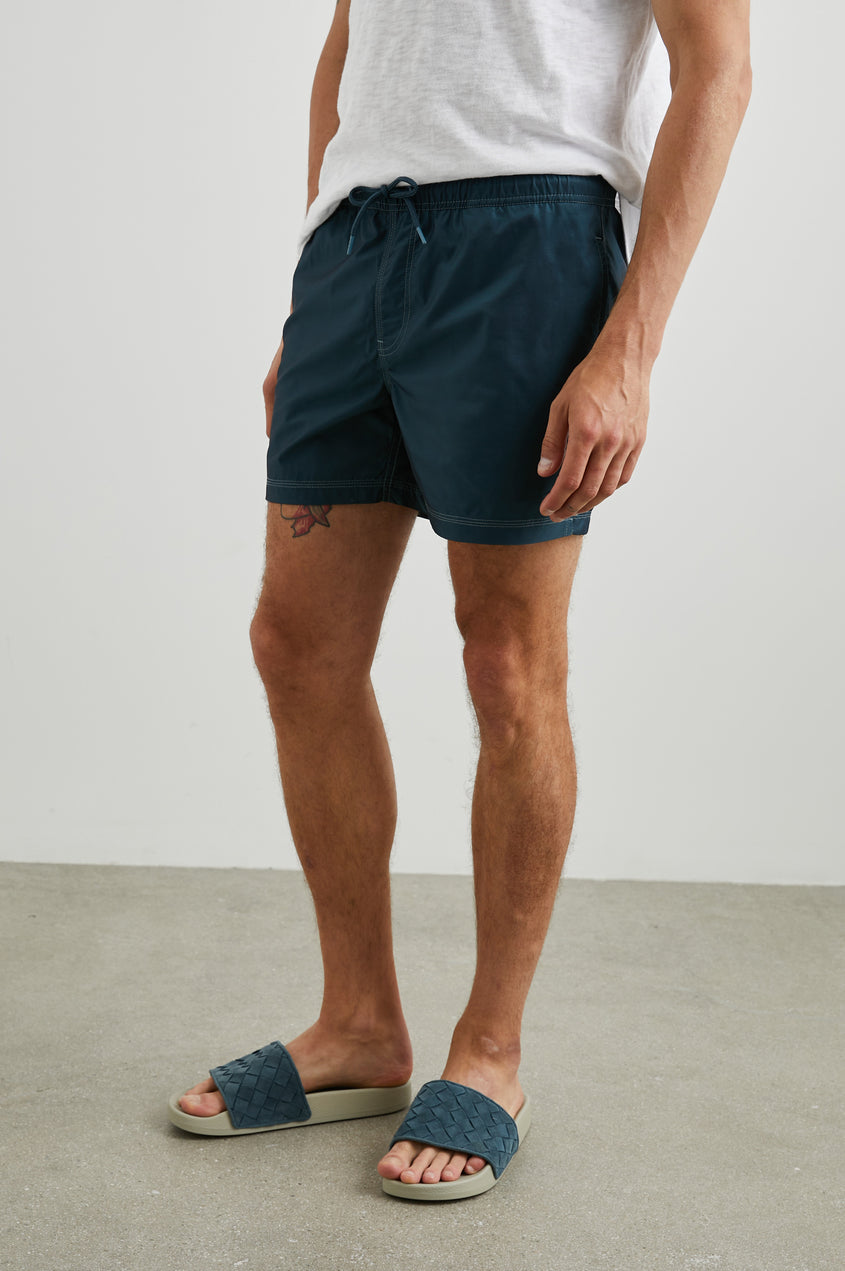 La Brea Swim Short - Dark Aegean