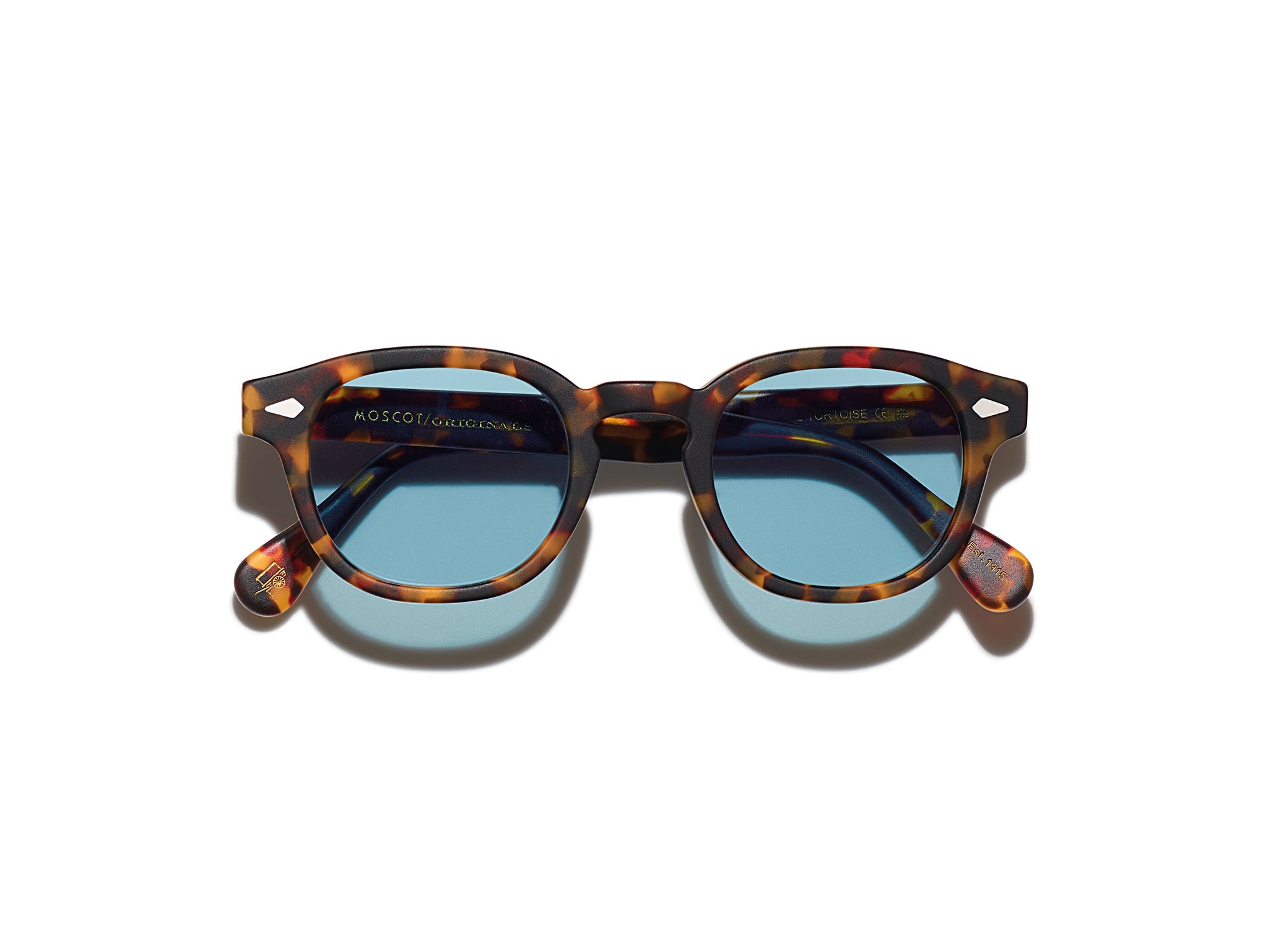 LEMTOSH SUN (Matte Tortoise Blue Lenses)