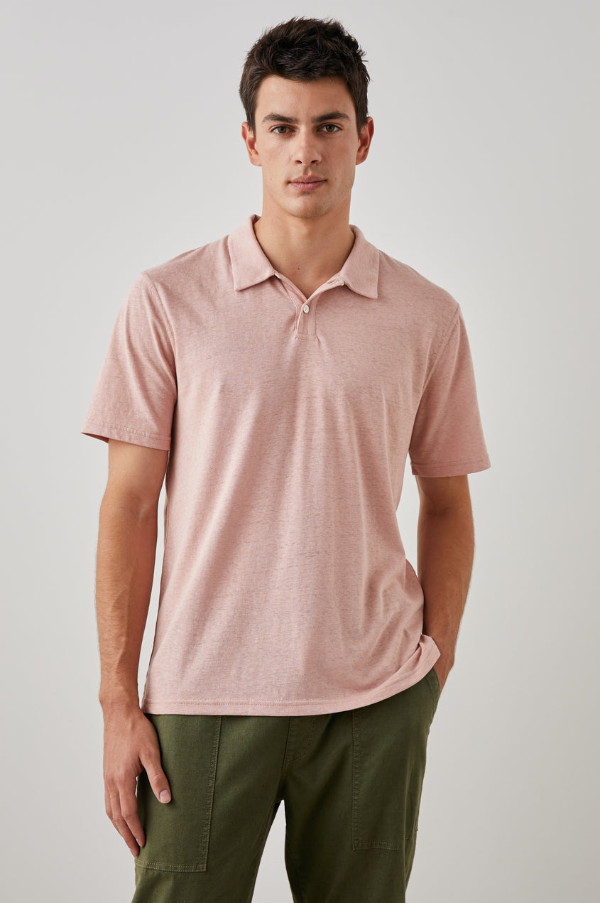 Levant Polo Shirt - Flamingo