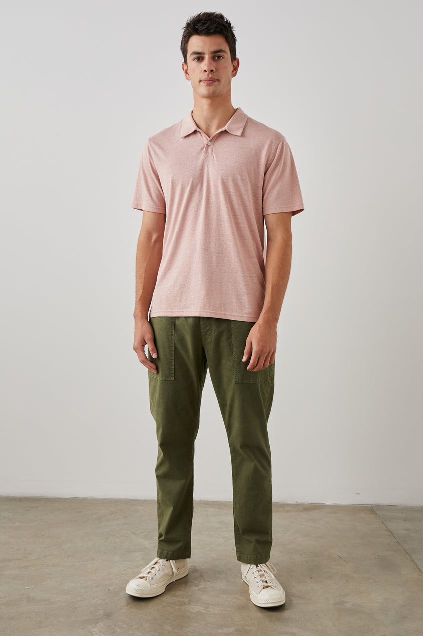 Levant Polo Shirt - Flamingo