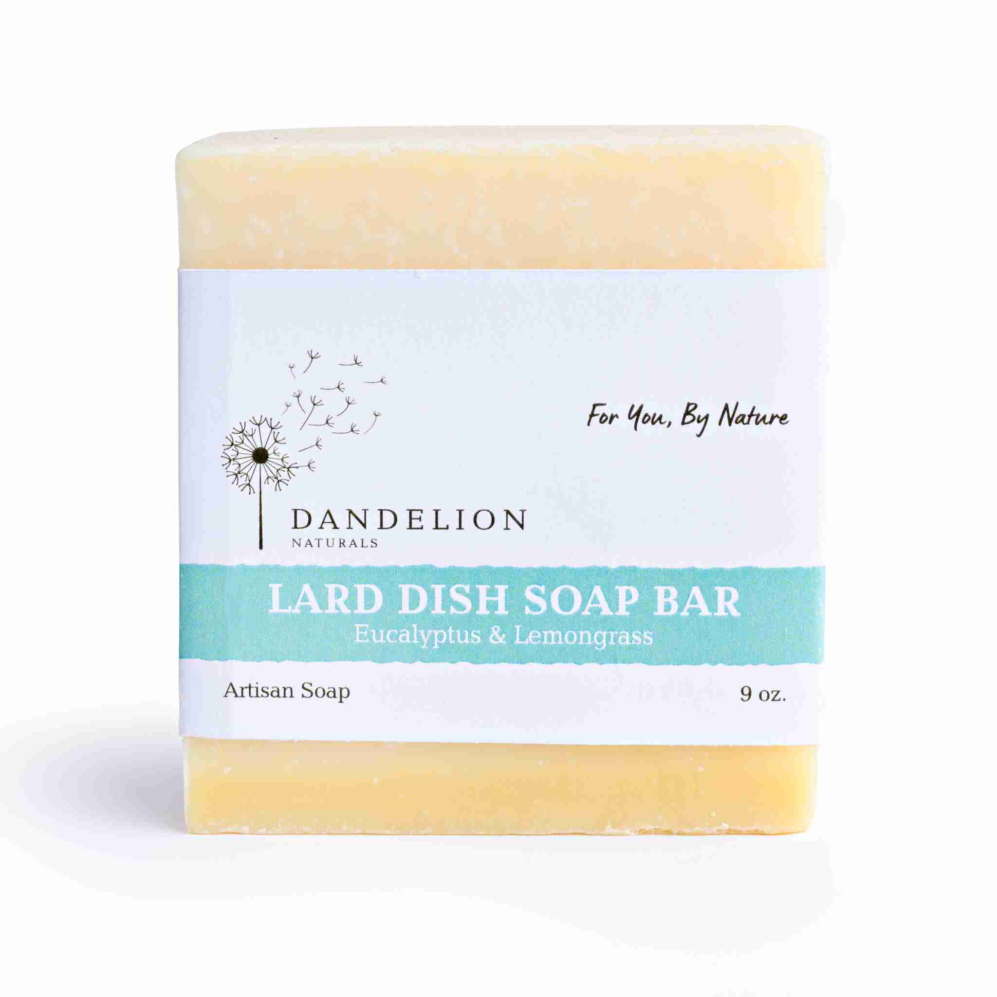 Lard Dish Soap Bar with Eucalyptus & Lemongrass
