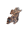 Hand-Painted Leopard Claw Clip